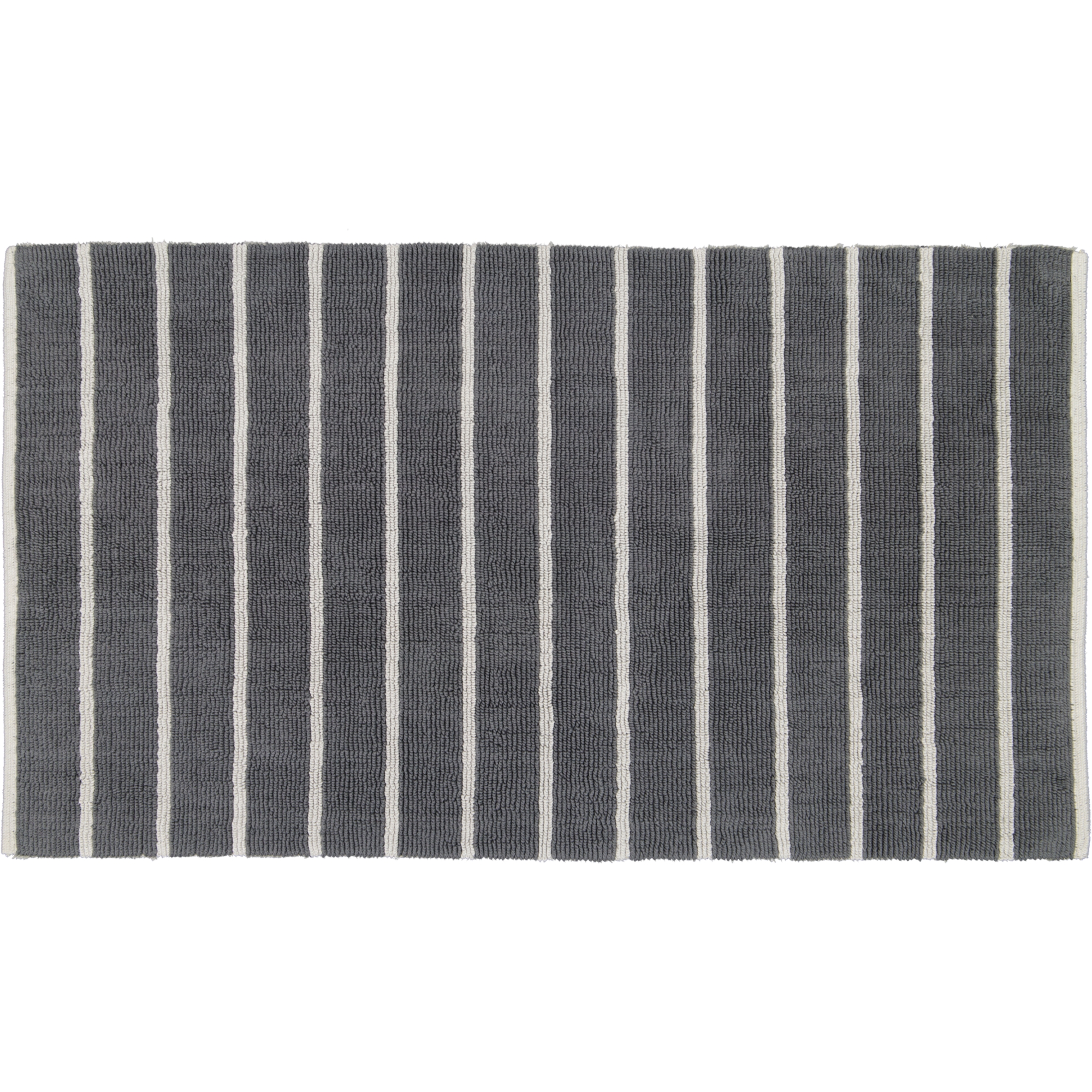 Cawö Home Badteppiche Balance Streifen 1008 platin - 77 - 70x120 cm