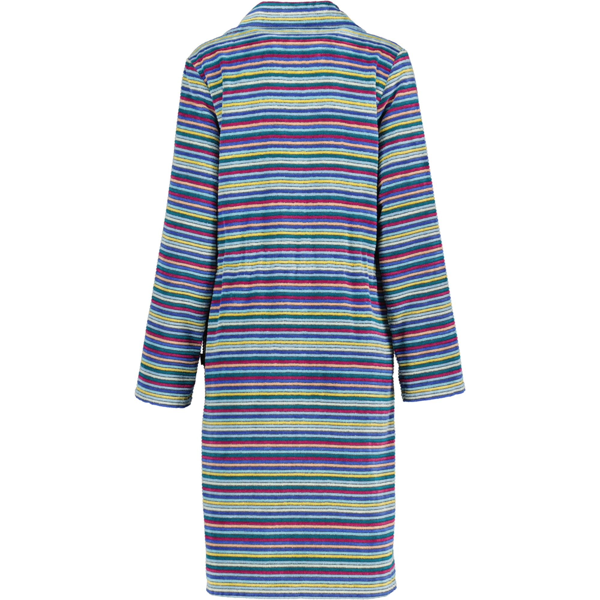 Cawö Bademäntel Damen Reißverschluss mit Tunnelgürtel Streifen 6218 multicolor - 12