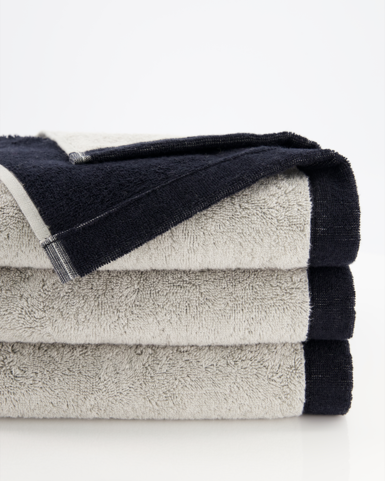 Cawö Handtücher Lifestyle Splash 7071 platin/schwarz - 79