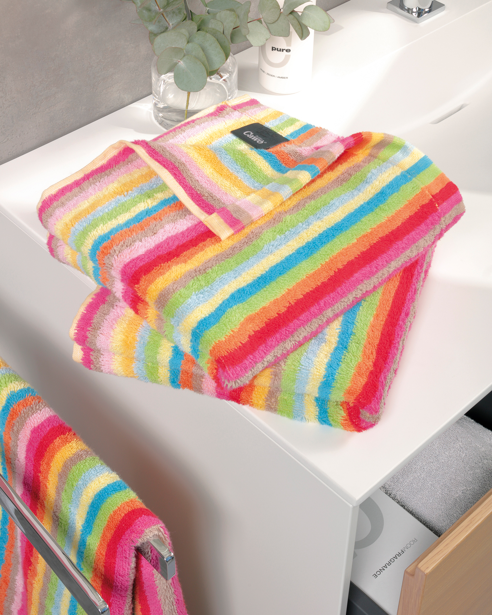 Cawö Badematten Lifestyle Streifen 7008 multicolor - 25 - 50x80 cm