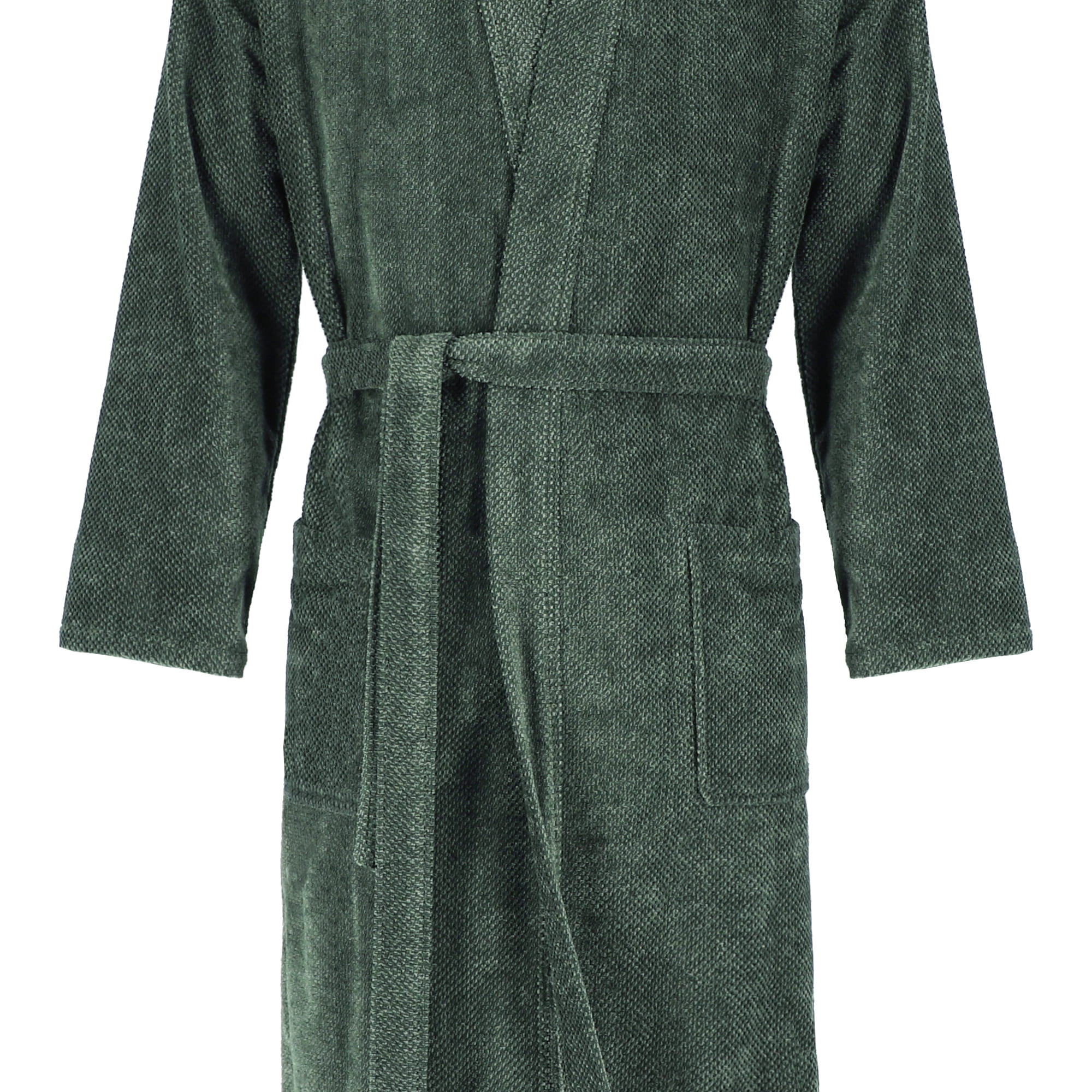 Cawö Bademäntel Herren Kimono Streifen 5507 field - 47 - L