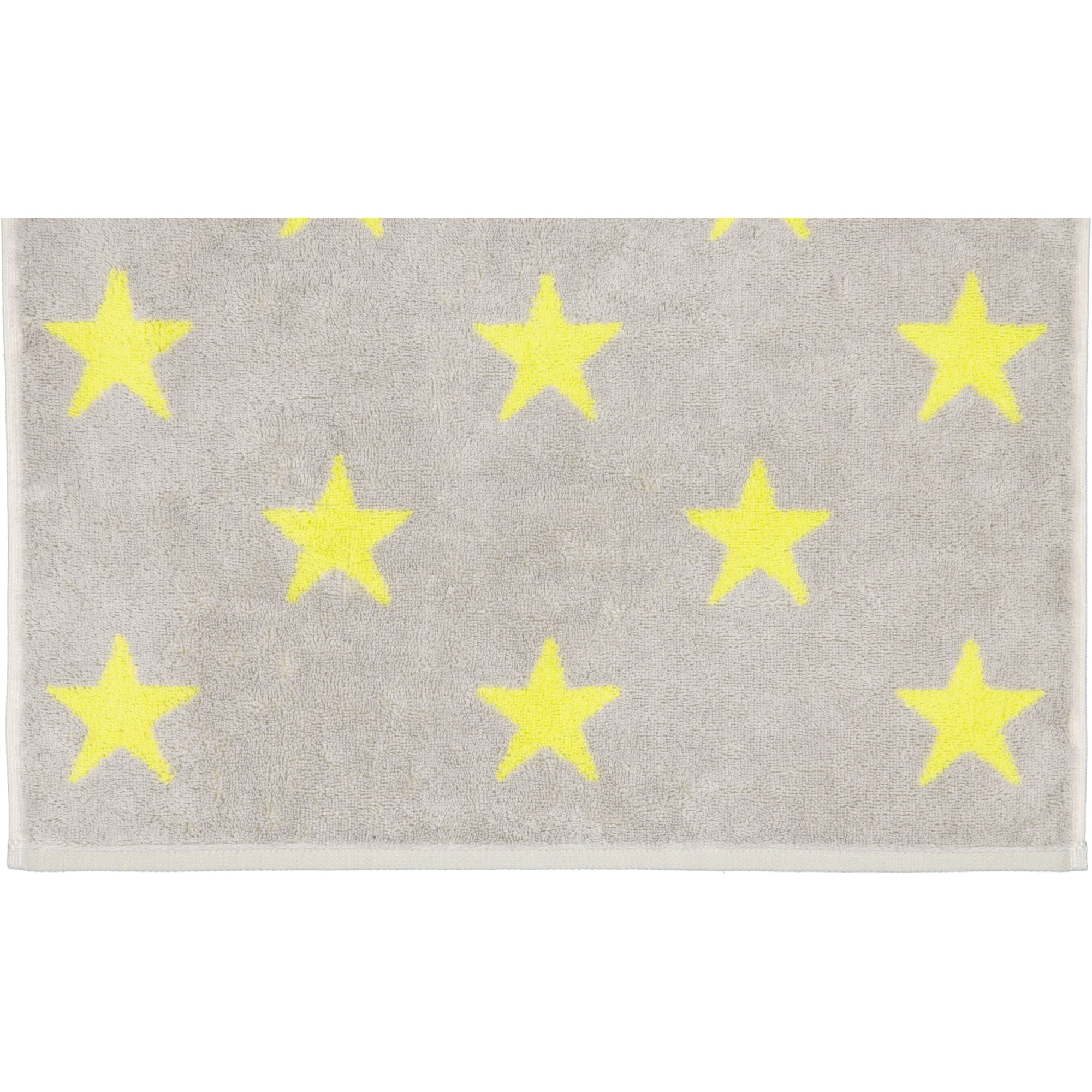 Cawö Handtücher NEW STARS Sterne groß 6260 platin/lime - 75