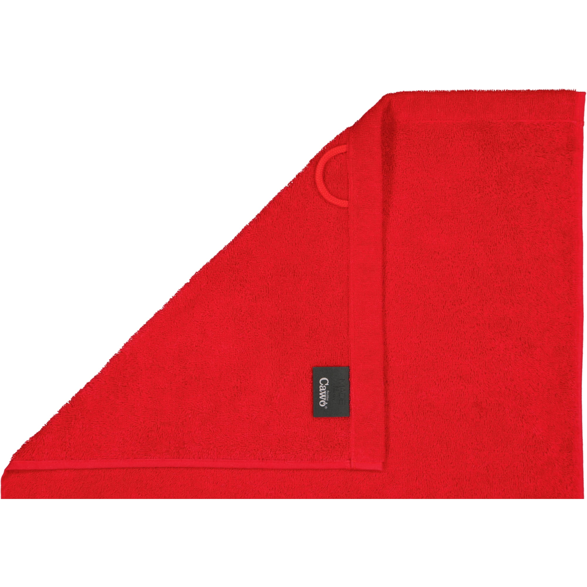 Cawö Handtücher Lifestyle Uni 7007 rot - 203 - Seiflappen 30x30 cm