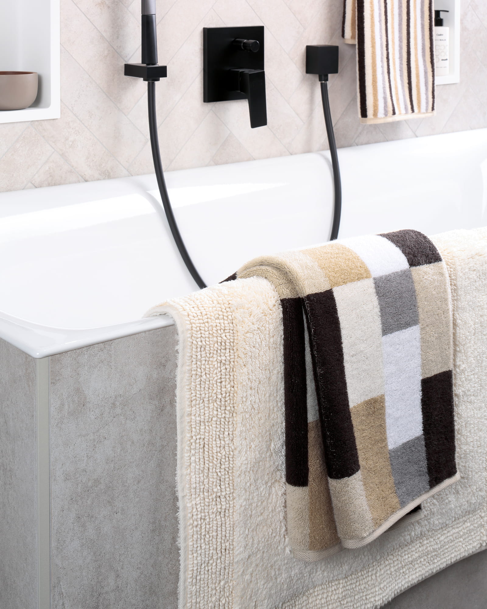 Cawö Handtücher Shades Karo 6236 sand - 33