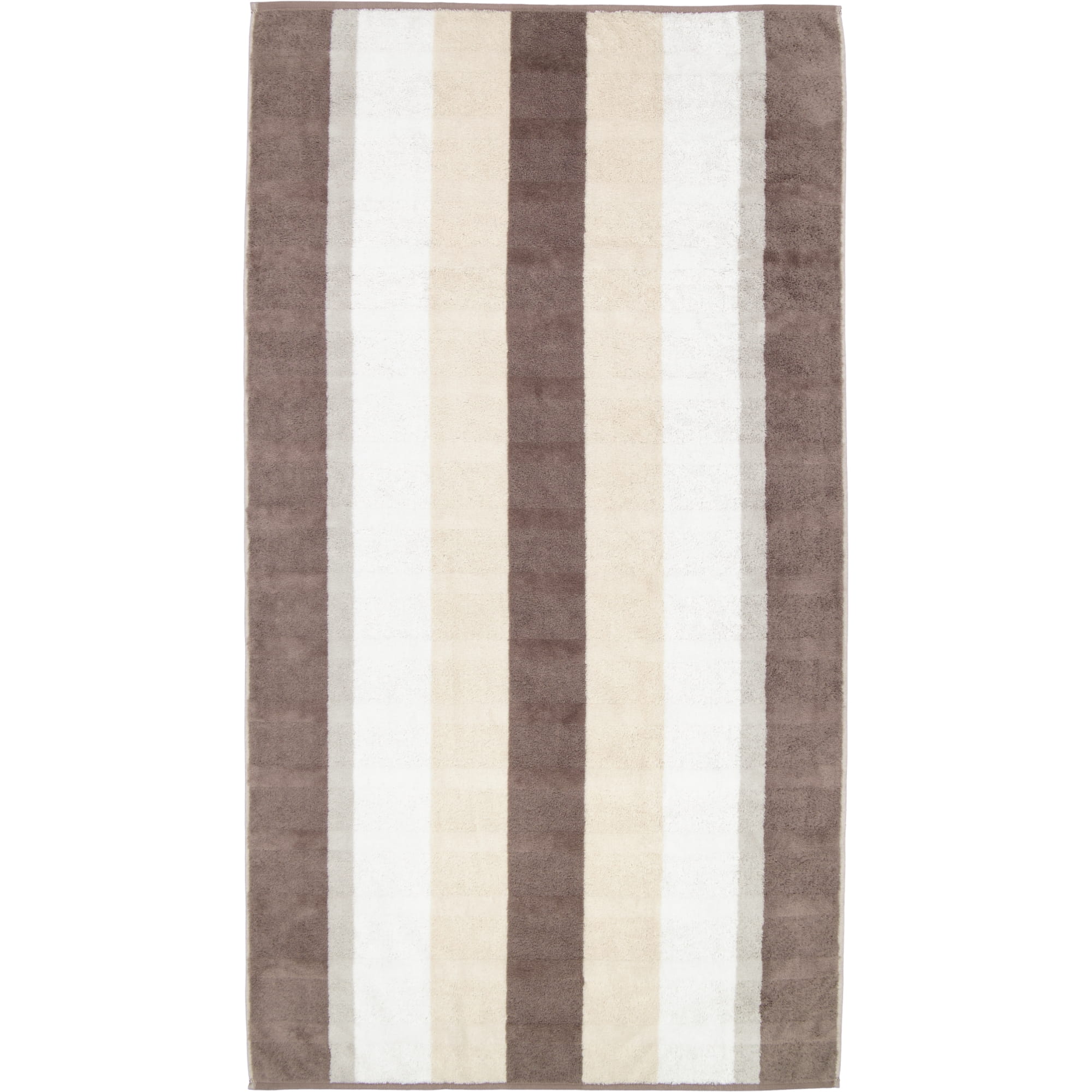 Cawö Handtücher Noblesse Stripe 1087 walnuss - 30 - Duschtuch 80x150 cm