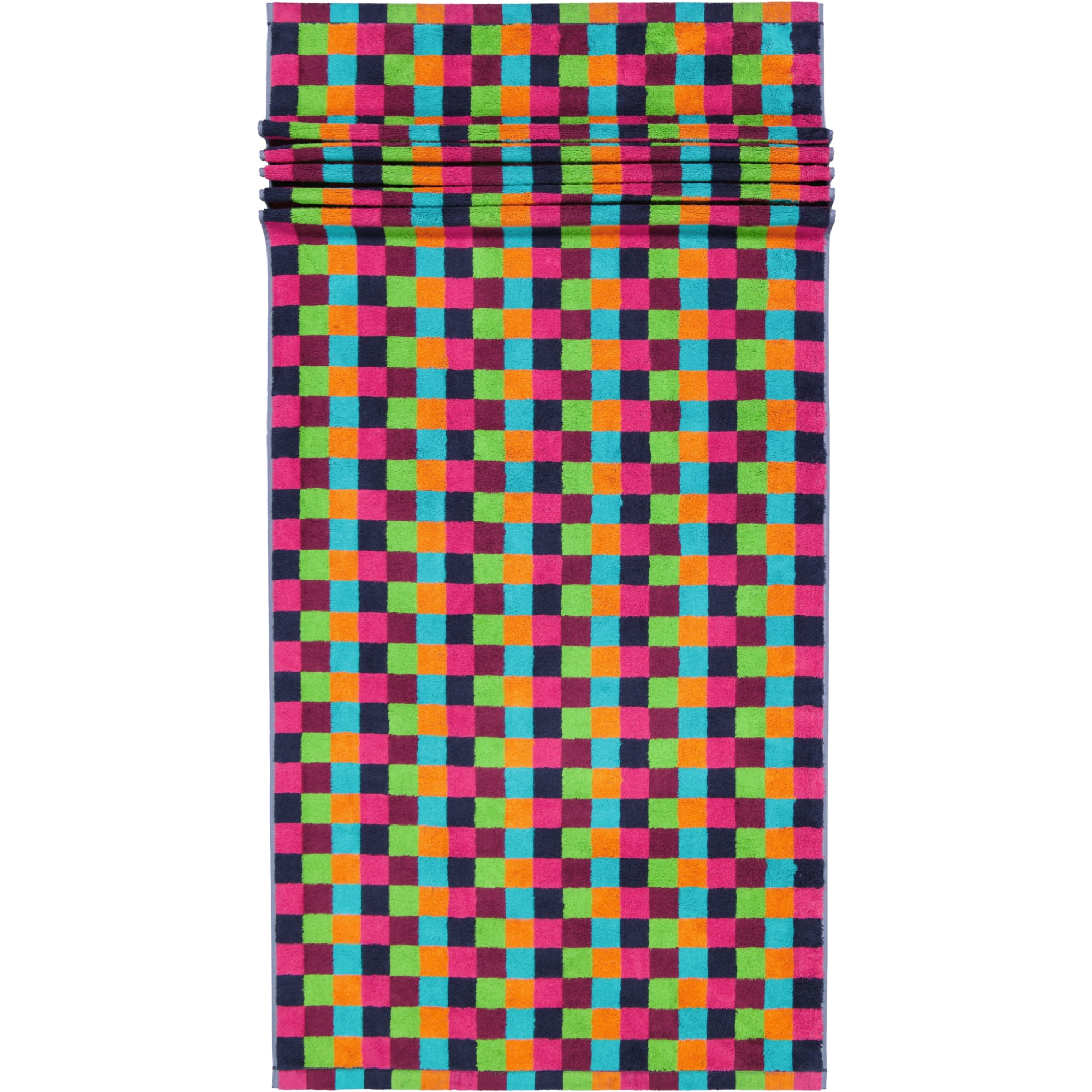 Cawö - Life Style Karo 7047 - Farbe: 84 - multicolor - Saunatuch 70x180 cm
