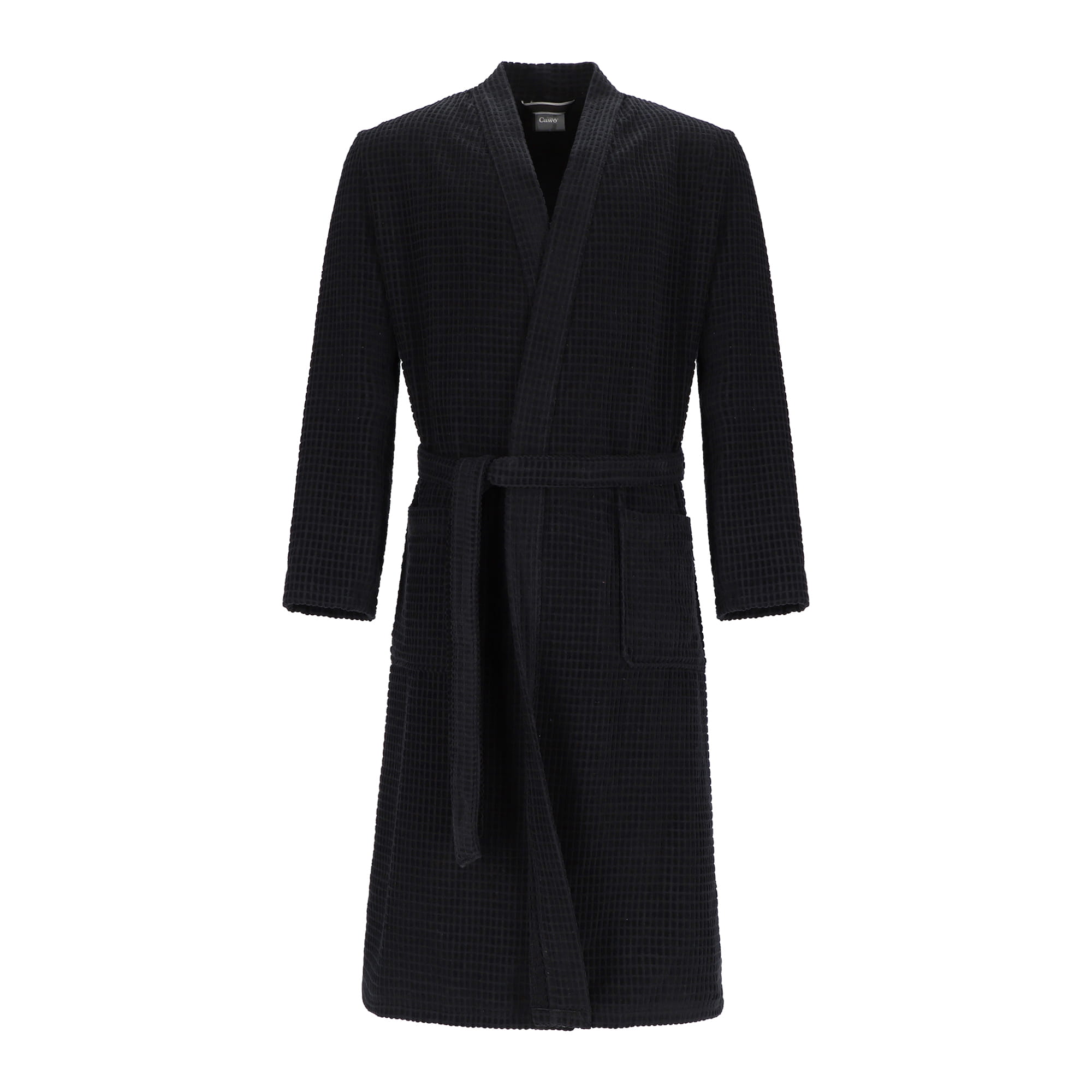 Cawö Bademäntel Herren Kimono Kimono 6845 schwarz - 906