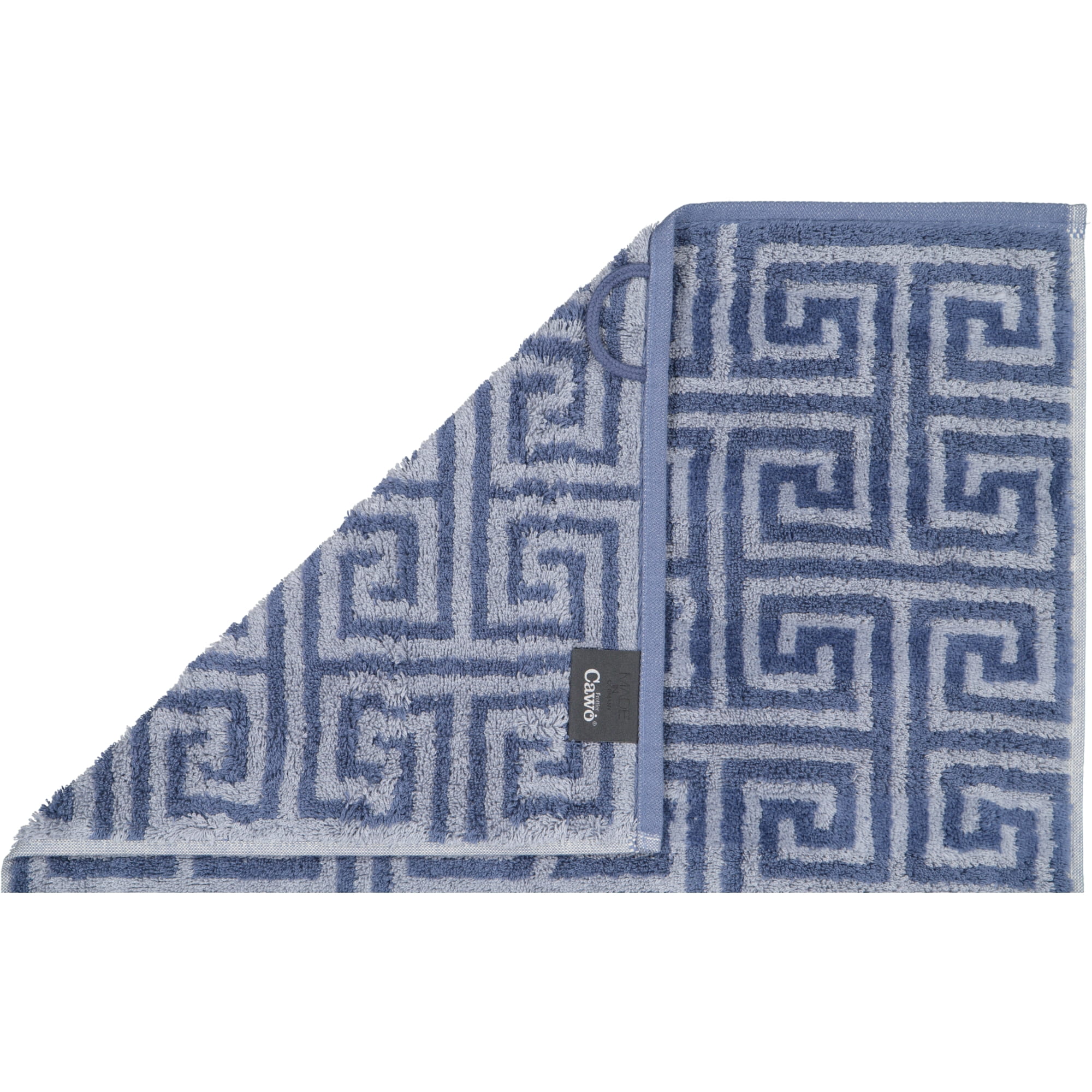 Cawö Handtücher Noblesse Elegance Allover 1088 nachtblau - 11 - Gästetuch 30x50 cm