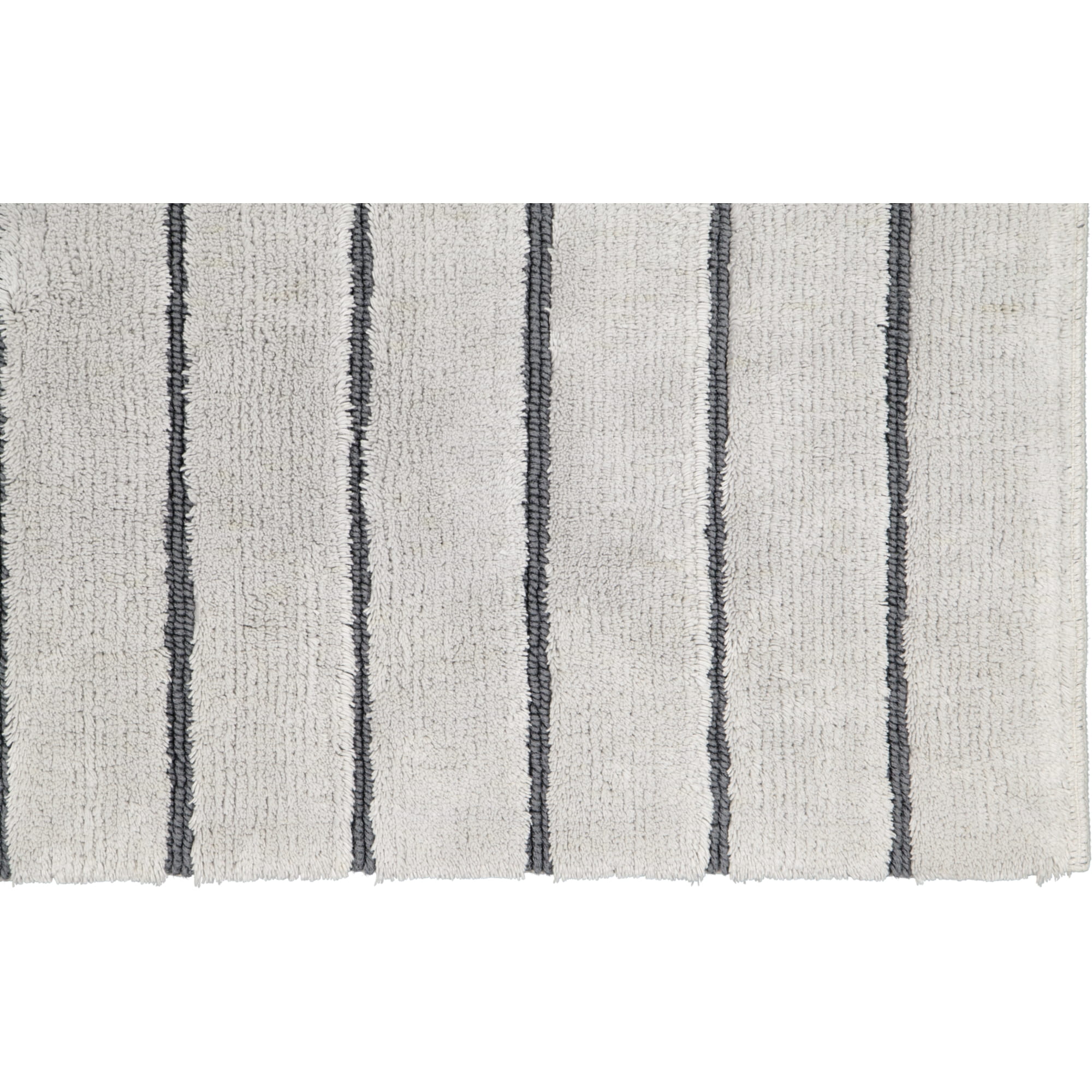 Cawö Home Badteppiche Balance Streifen 1008 platin - 77 - 70x120 cm