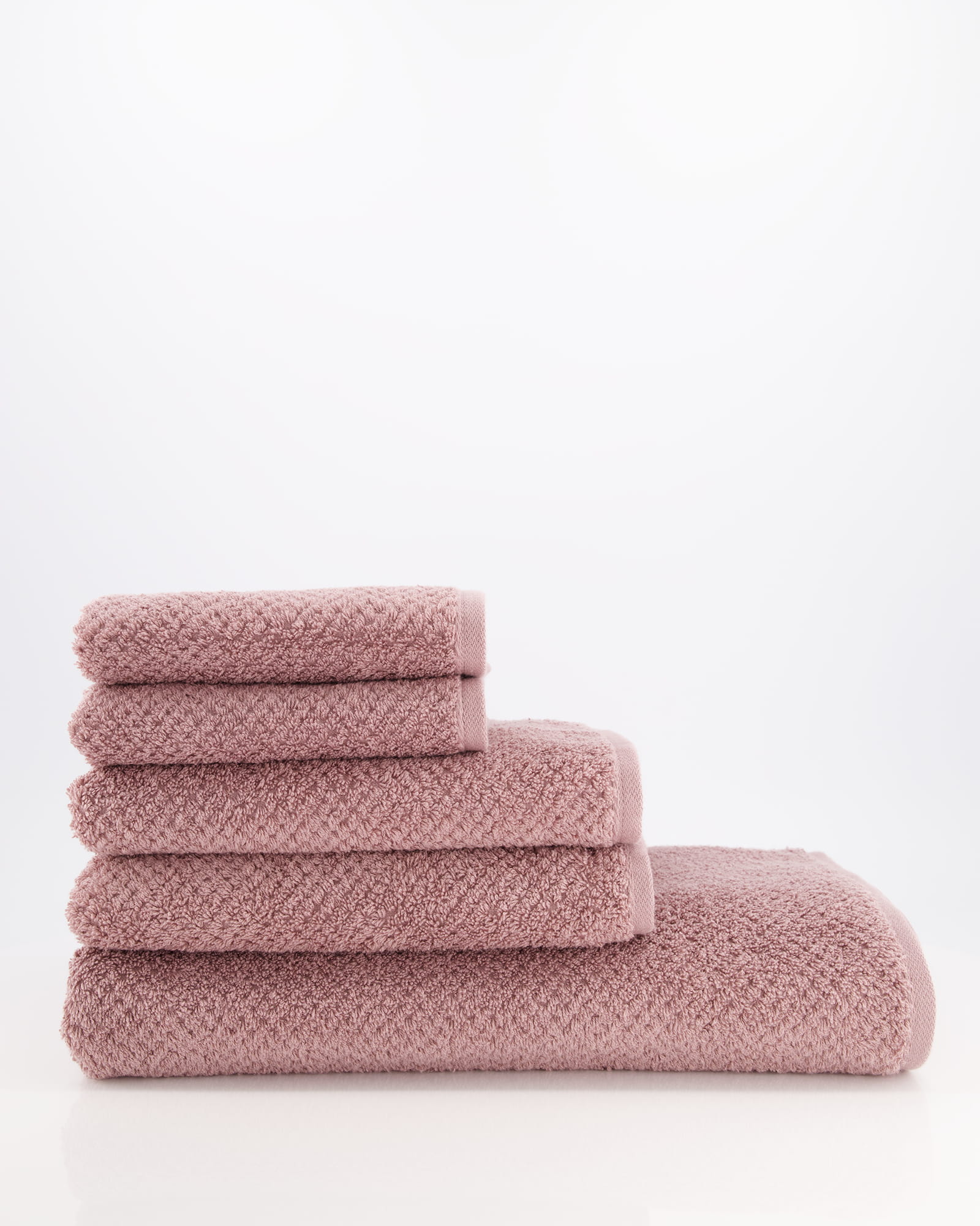 Cawö Handtücher Pure Uni 6500 vintage rose - 231 - Handtuch 50x100 cm