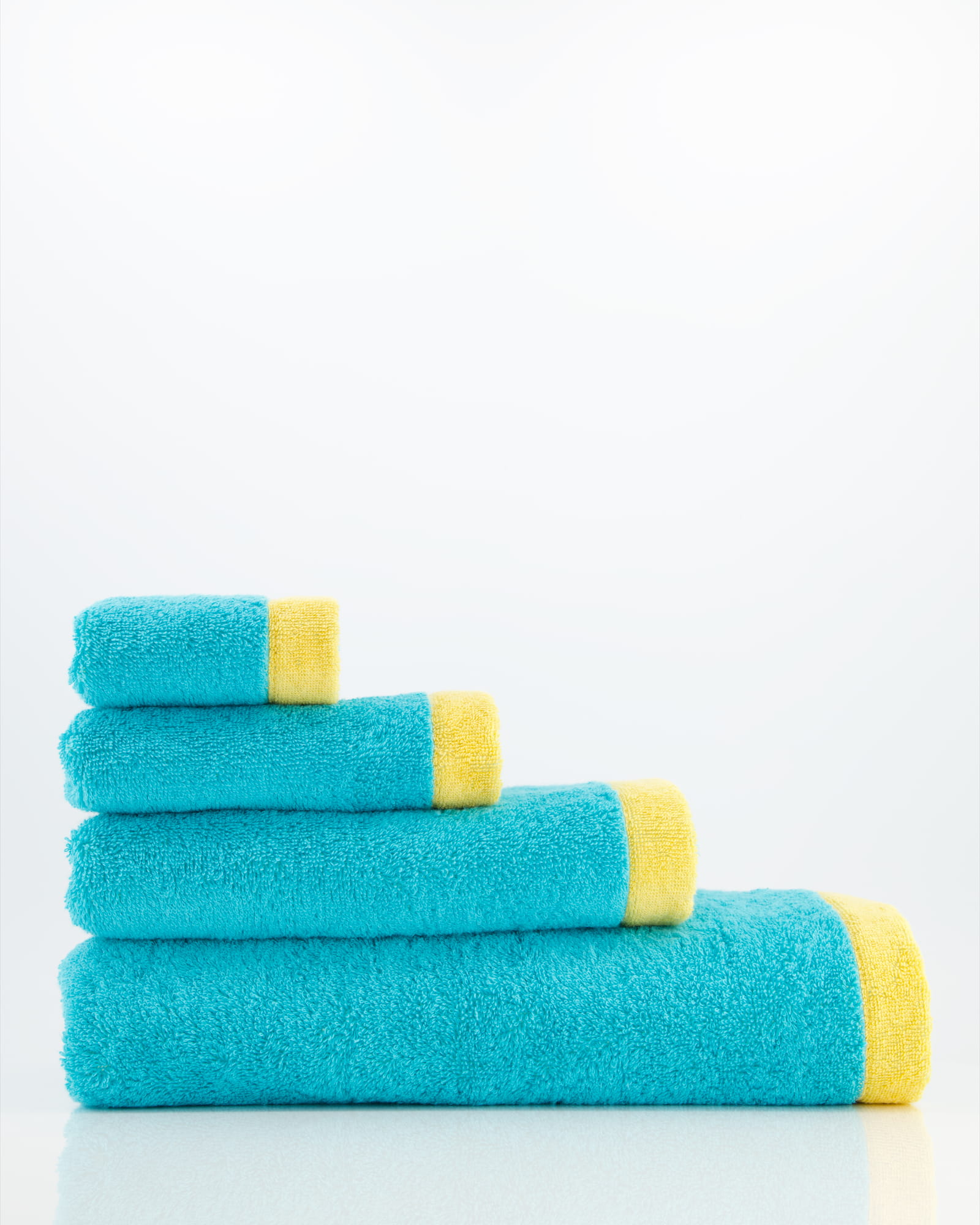 Cawö Handtücher Lifestyle Splash 7071 türkis/apricot - 15