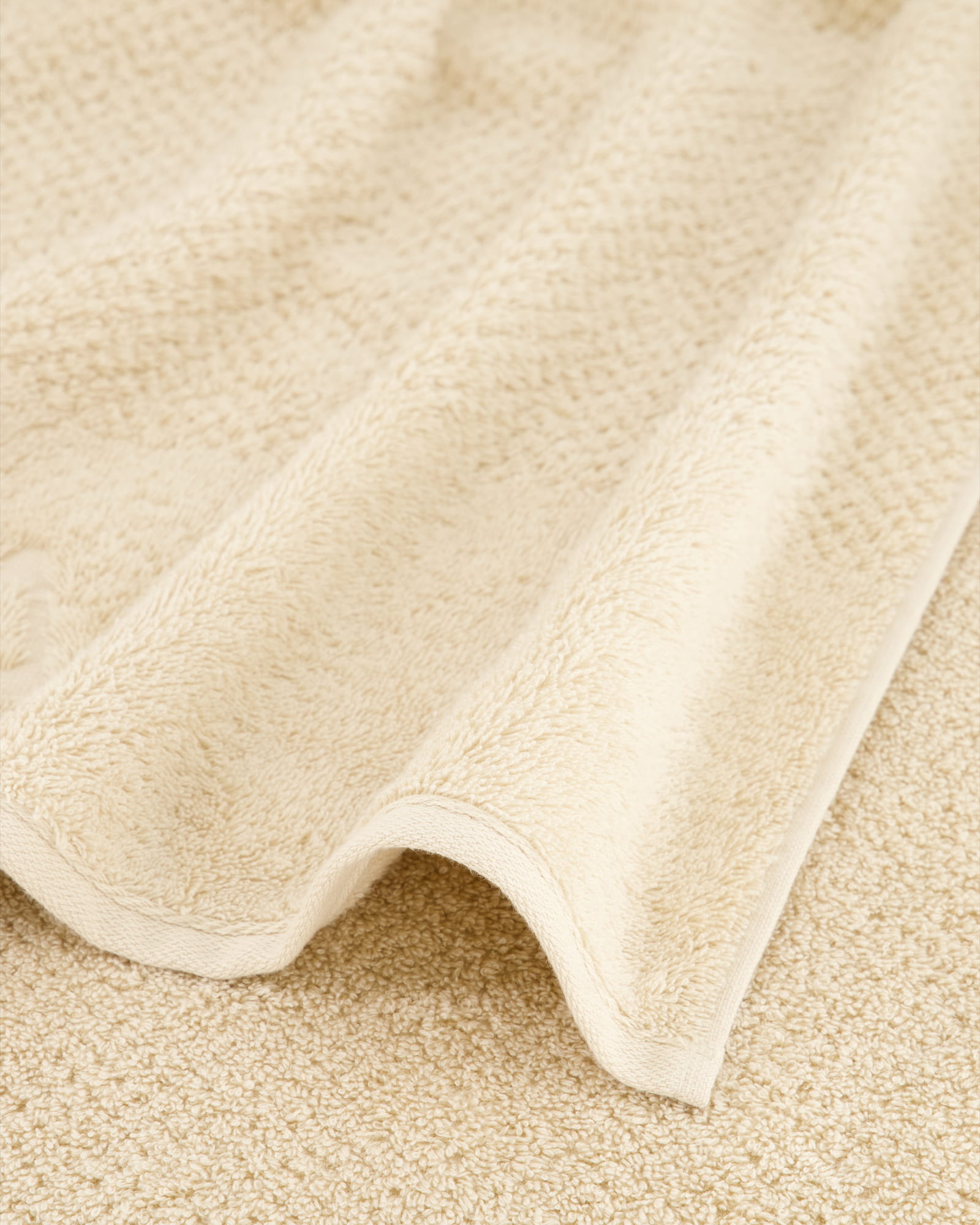 Cawö Saunatücher Pure 6501 beige - 370 - 80x200 cm
