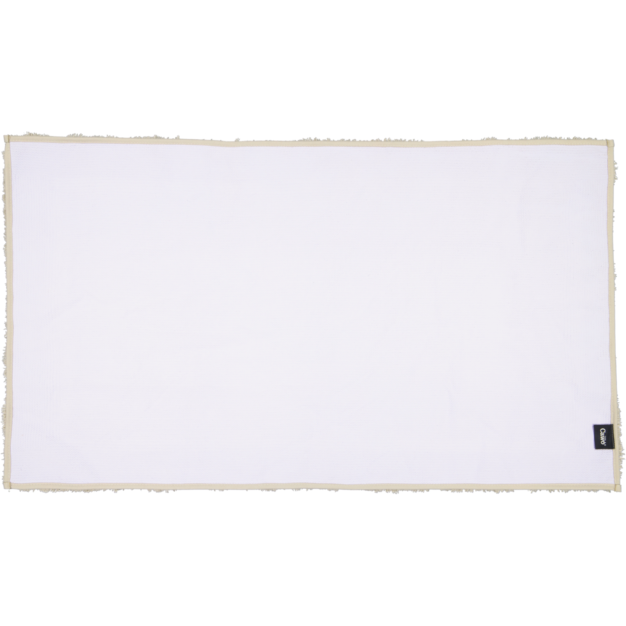 Cawö Home - Badteppich Luxury Home Two-Tone 590 - Farbe: sand - 33 - 70x120 cm