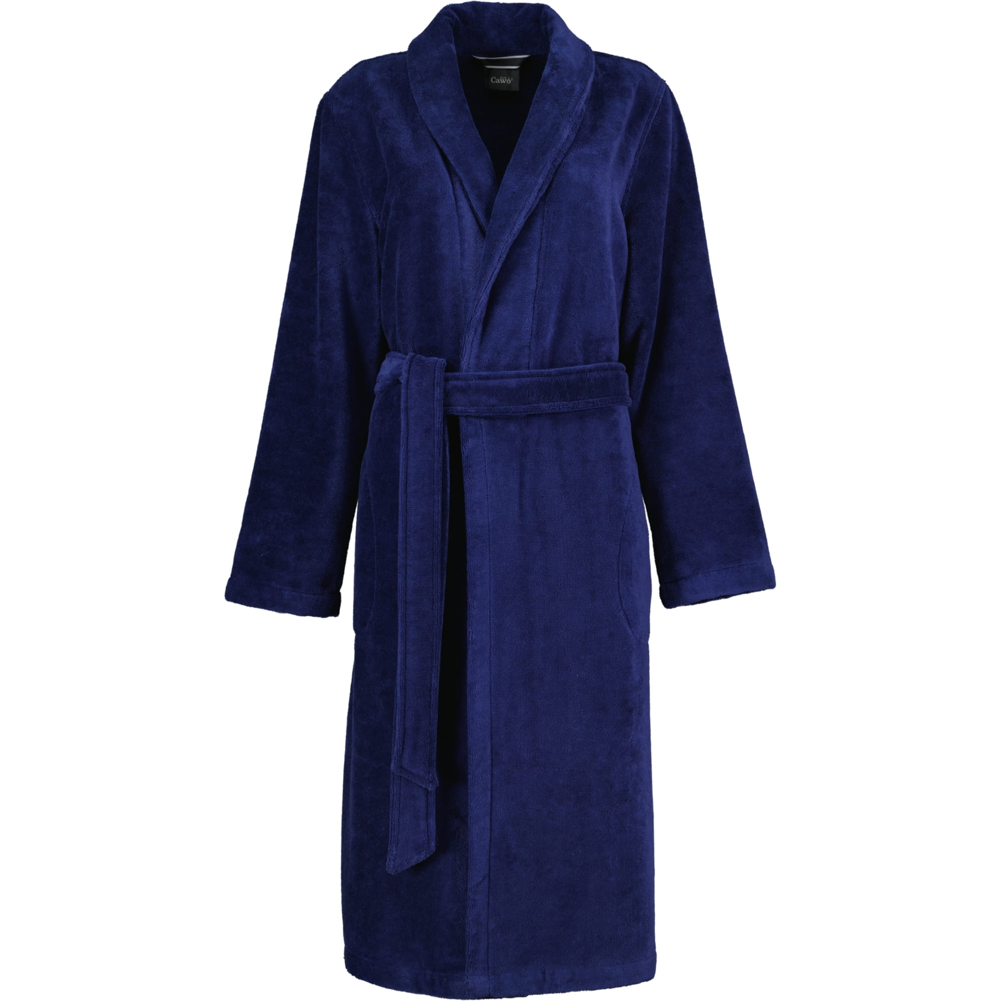 Cawö Home Damen Bademantel Schalkragen 836 - Farbe: marine - 11