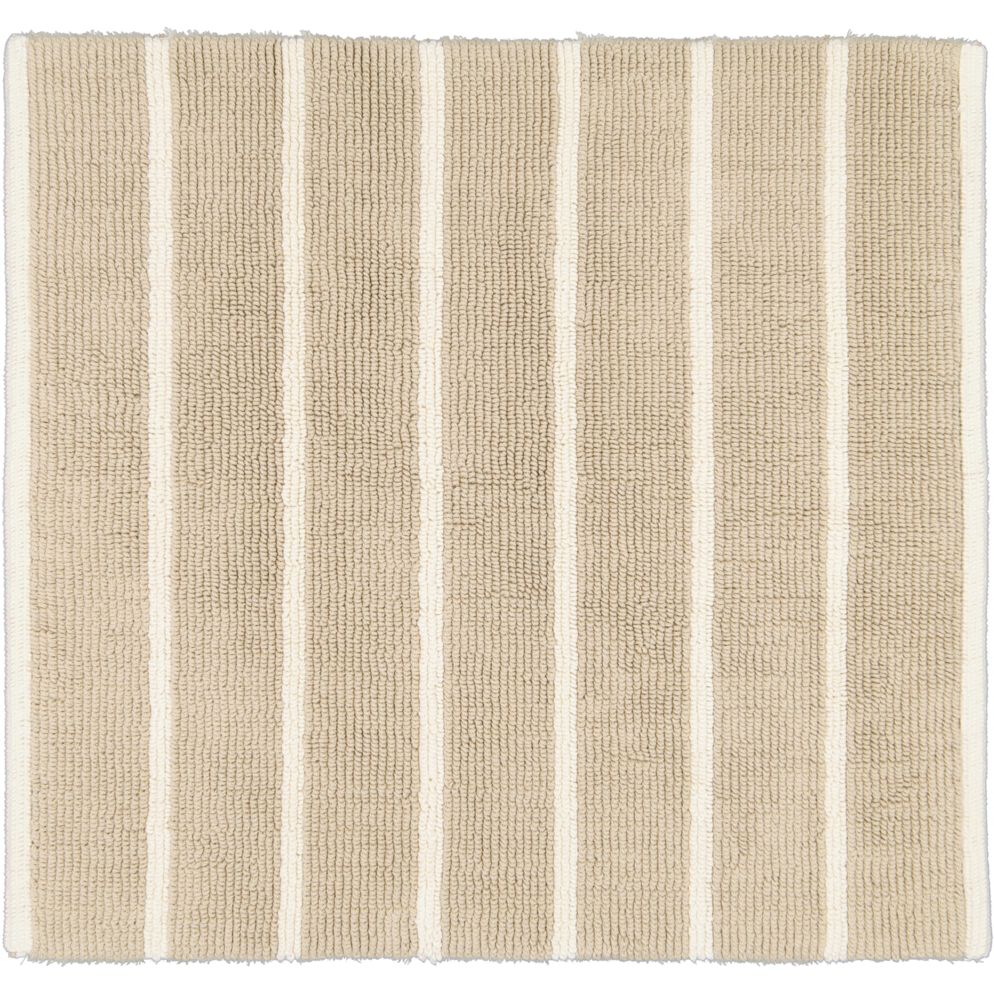 Cawö Home Badteppiche Balance Streifen 1008 natur - 33 - 60x60 cm