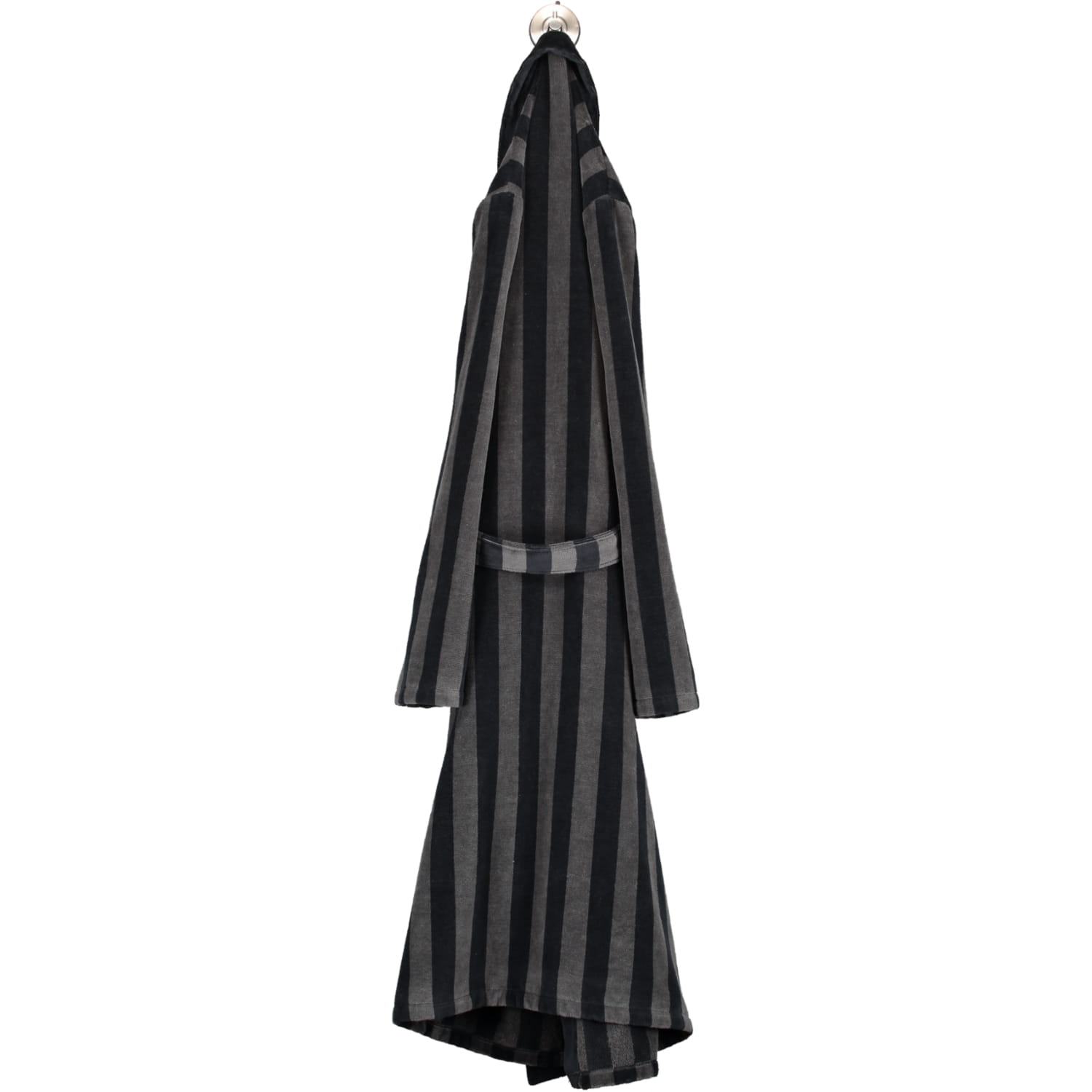 Cawö Herren Bademantel Kimono 2612 - Farbe: schwarz - 97
