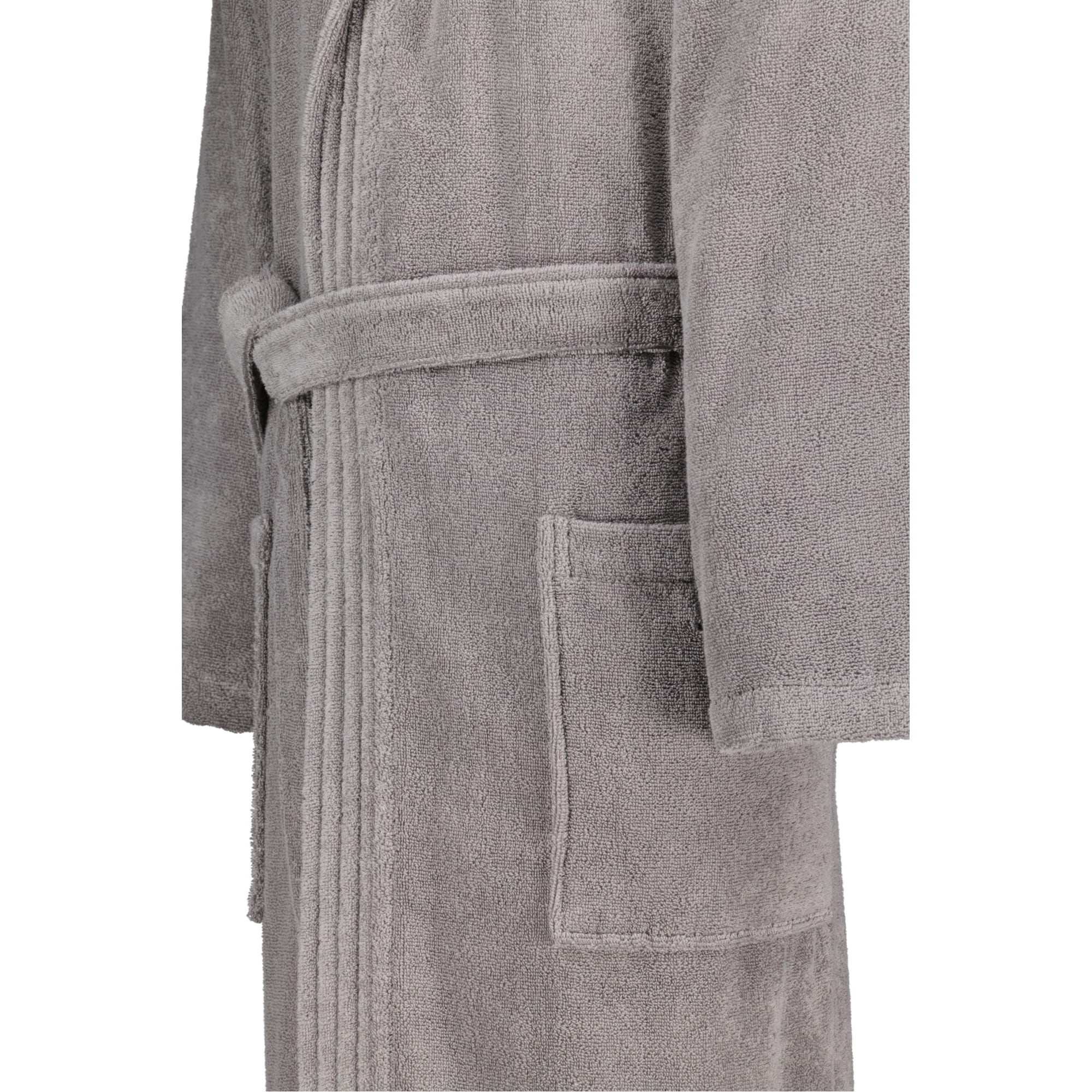 Cawö Home Bademantel Sauna Time Herren Kapuze 833 - Farbe: stein - 79 - XL