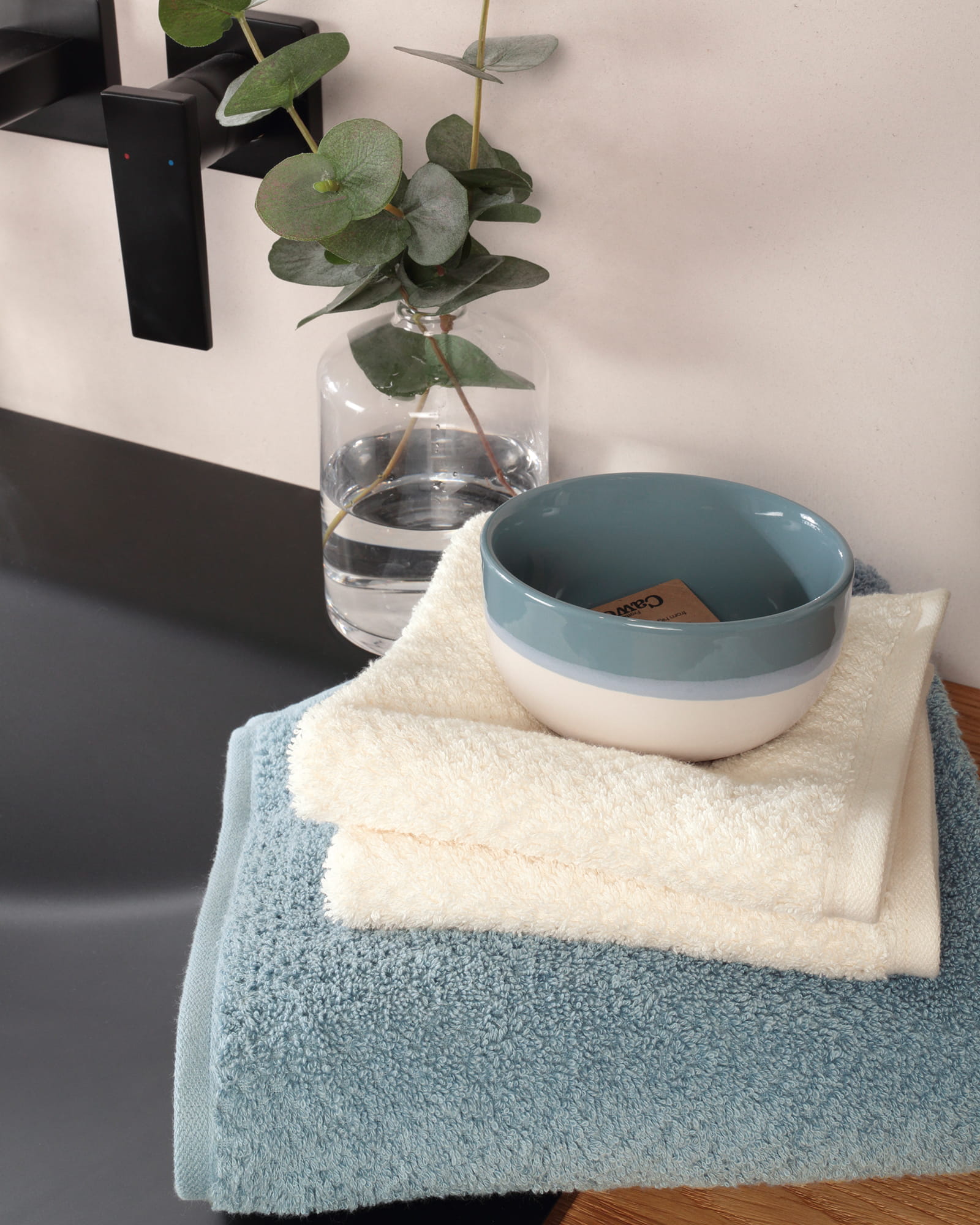 Cawö Handtücher Pure 6500 - Farbe: sea - 123 - Handtuch 50x100 cm