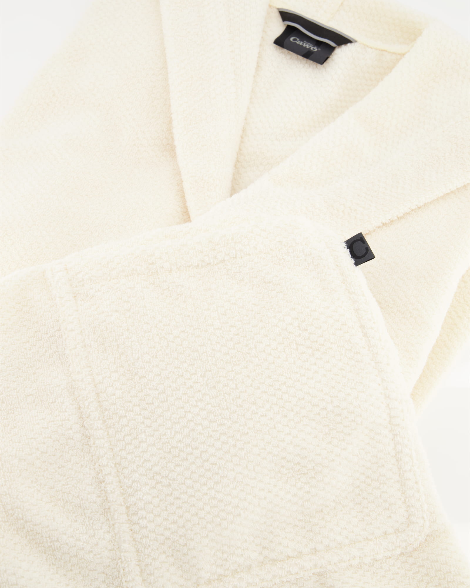 Cawö Herren Bademantel Kapuze Pure 5623 - Farbe: natur - 356