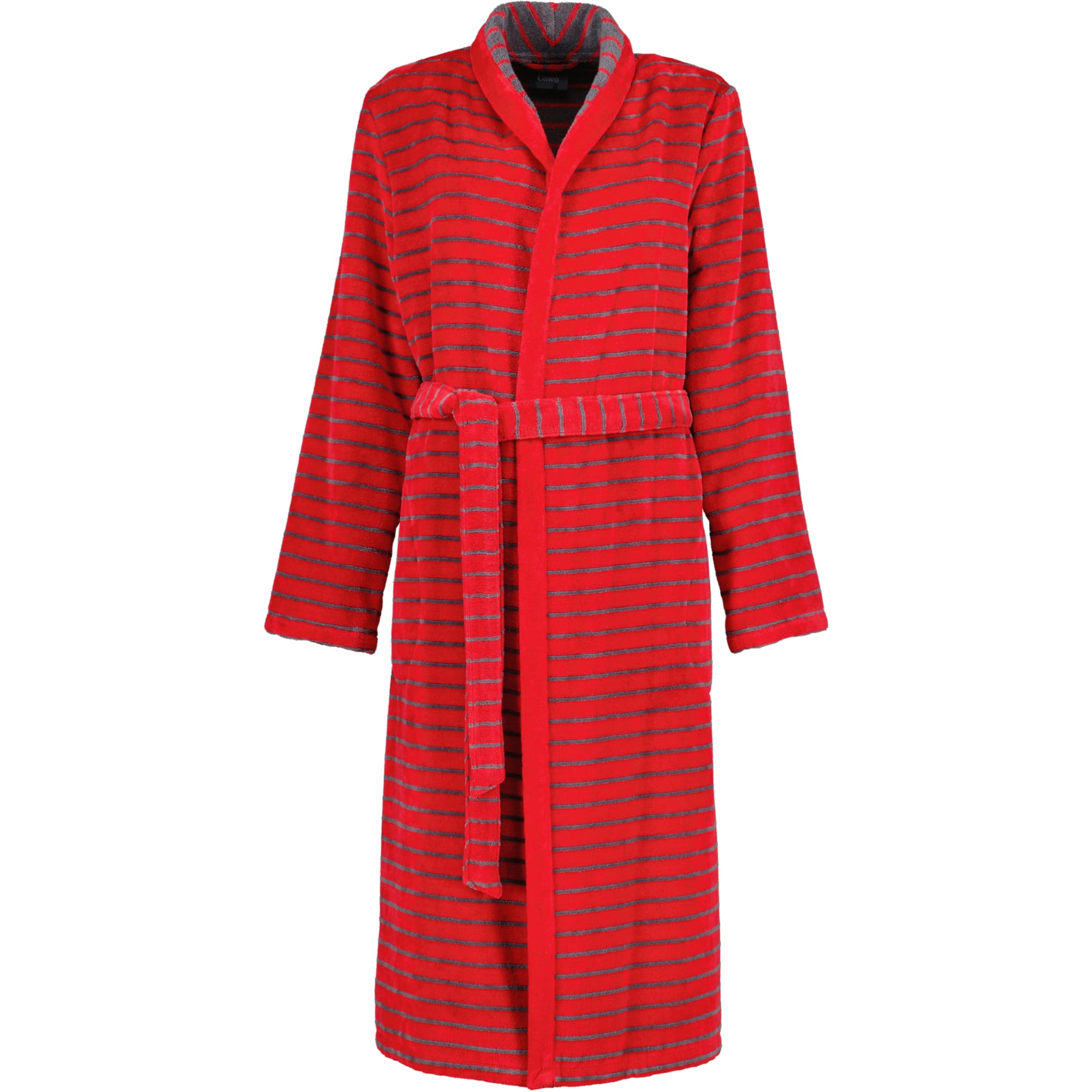 Cawö - Damen Bademantel Schalkragen Shades 1491 - Farbe: rot - 27