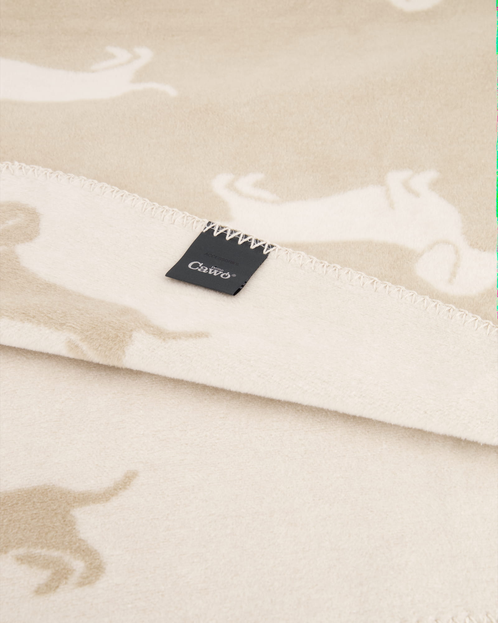 Cawö Wohndecken WE LOVE DOGS 62460 natur/beige - 33 - 150x200 cm