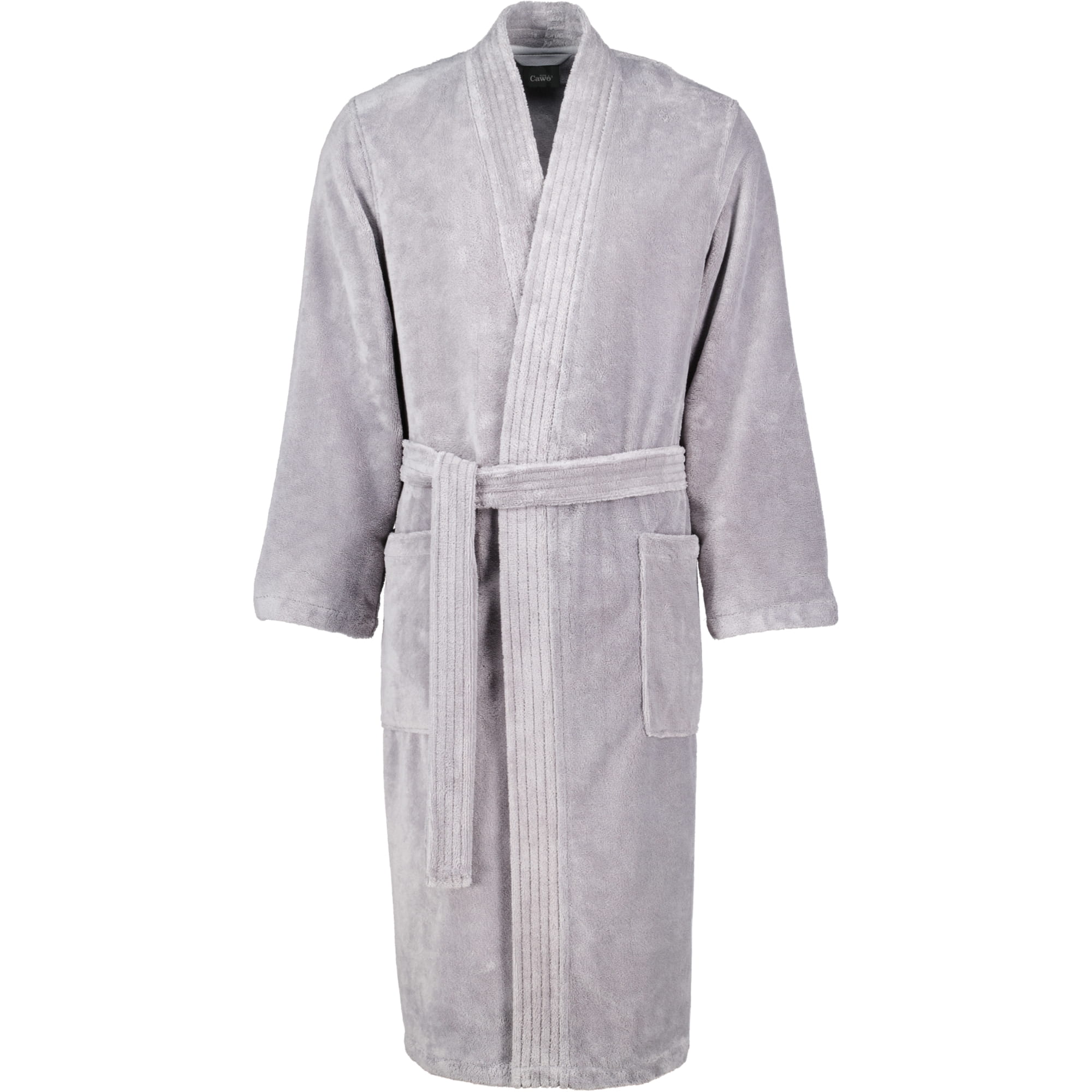 Cawö Home Herren Bademantel Kimono 800 - Farbe: graphit - 73