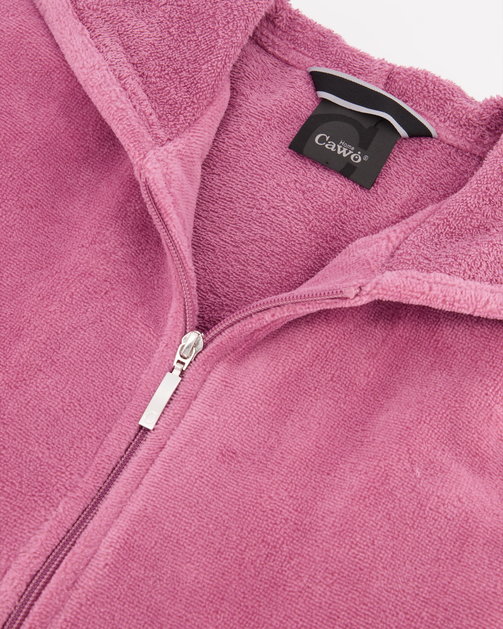 Cawö Home Damen Bademantel Kapuze RV 837 - Farbe: blush - 22