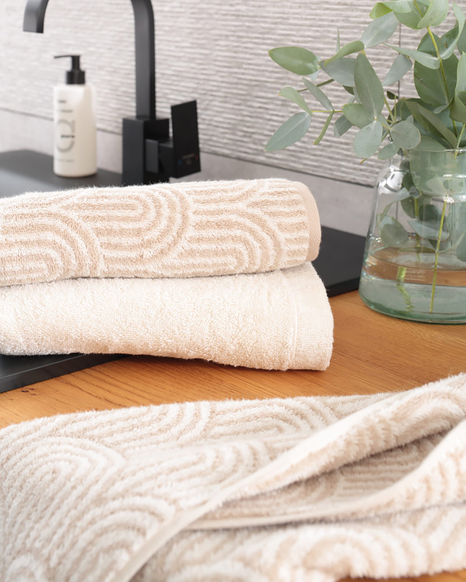 Cawö Handtücher BLACK SALE Bögen 6305 beige/natur - 33