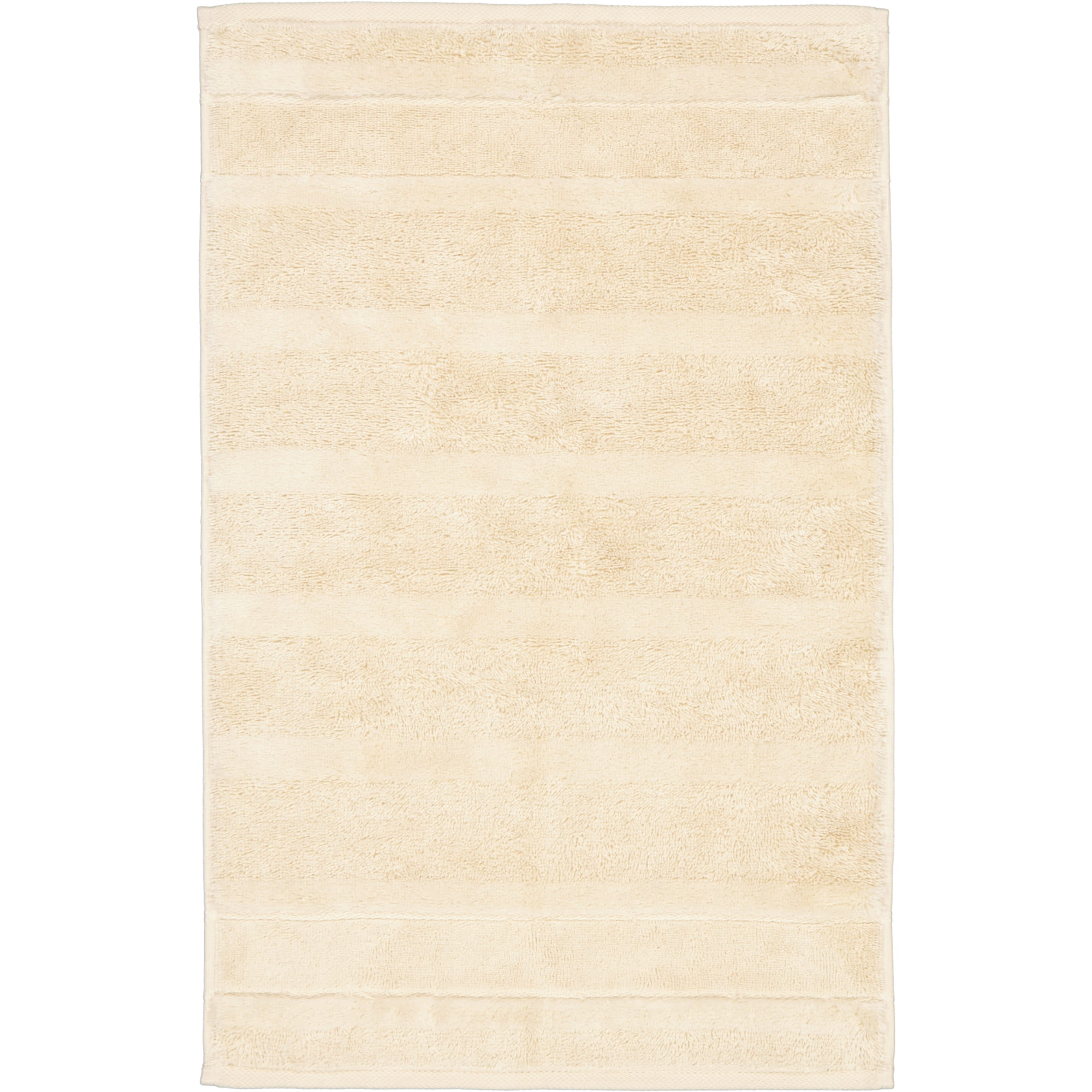 Cawö Handtücher Noblesse2 Uni 1002 beige - 370 - Gästetuch 30x50 cm