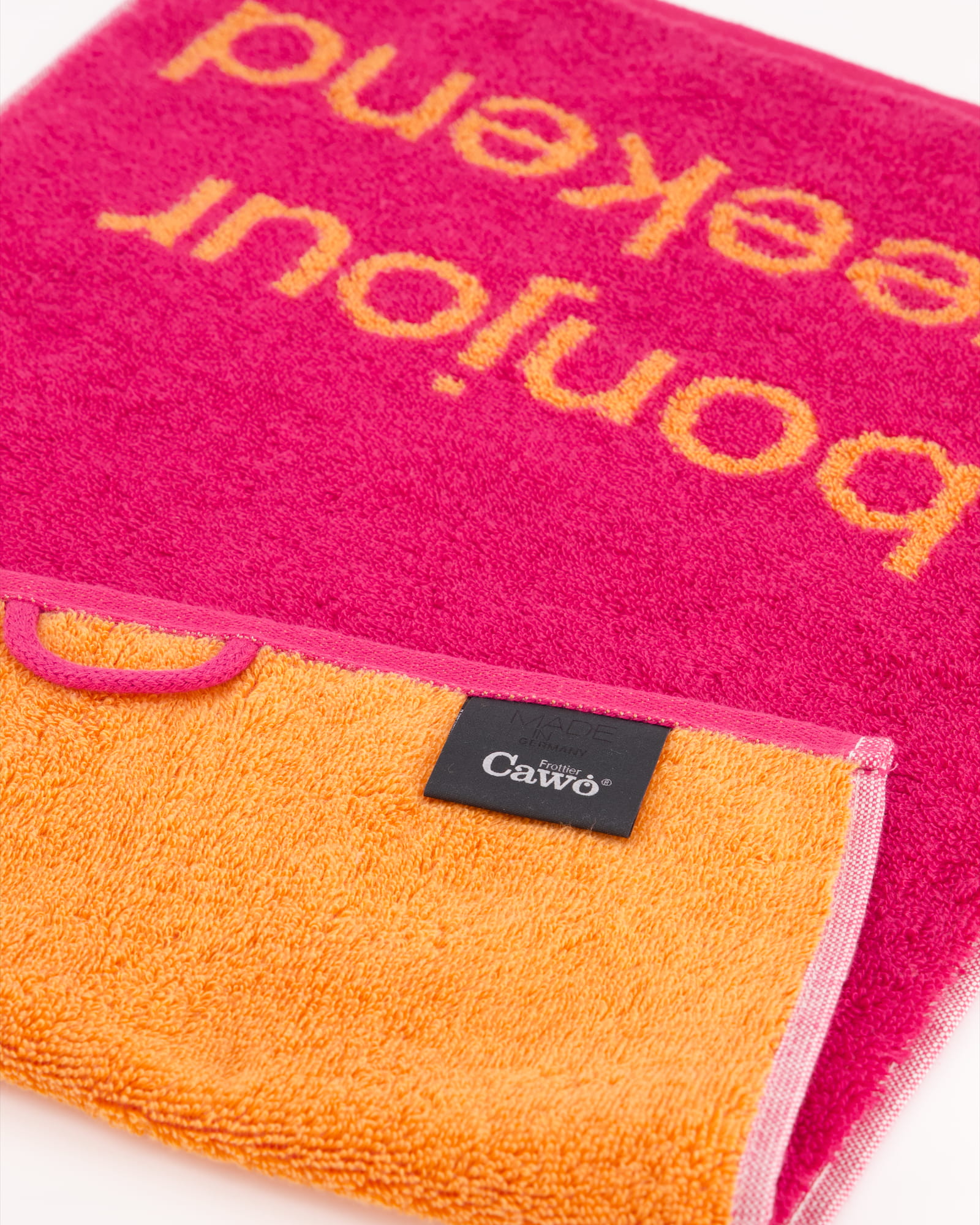 Cawö Gästetücher Postcard Towels Edition 100 bonjour weekend - 05 - Gästetuch 30x50 cm