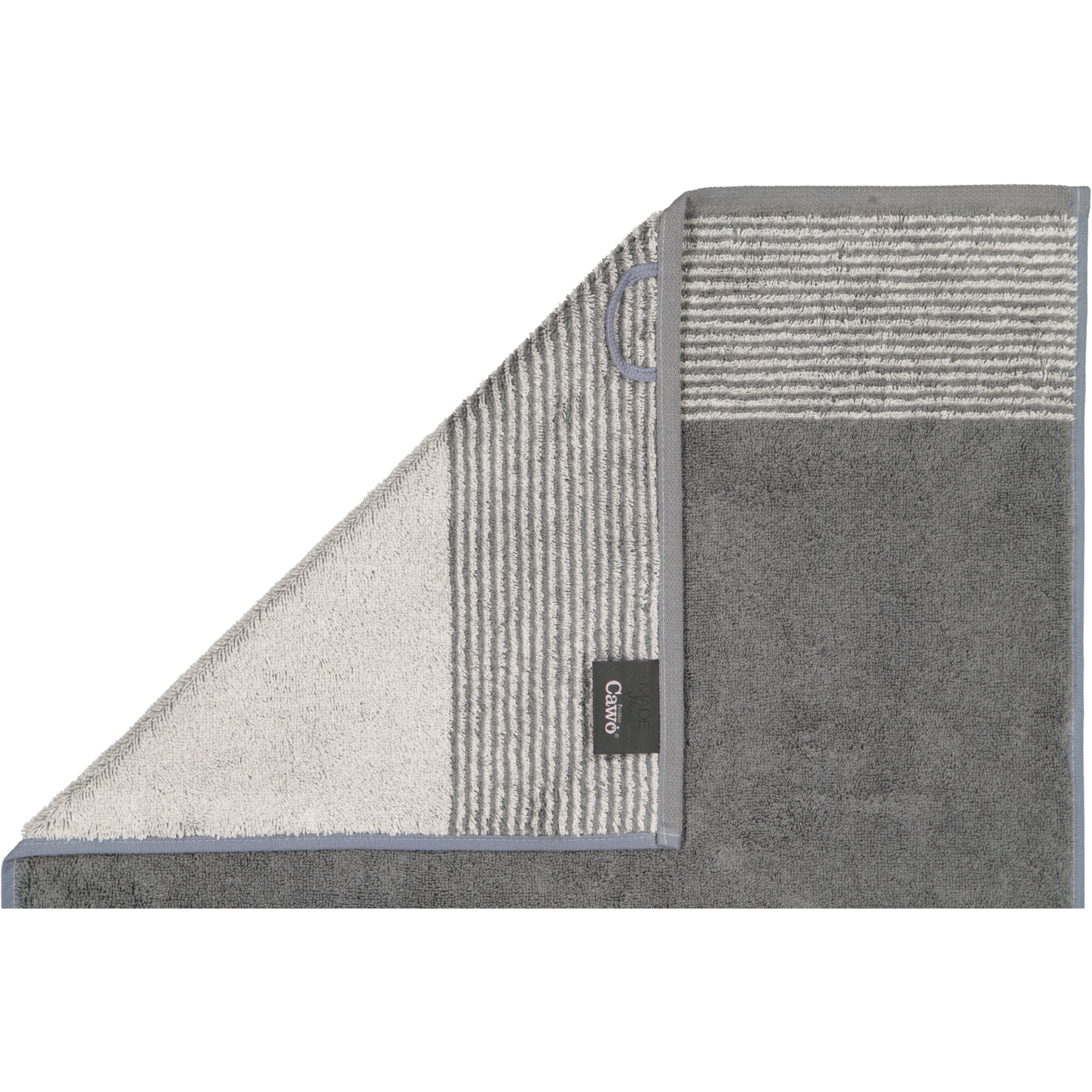 Cawö Handtücher Luxury Home Two-Tone 590 schiefer - 77