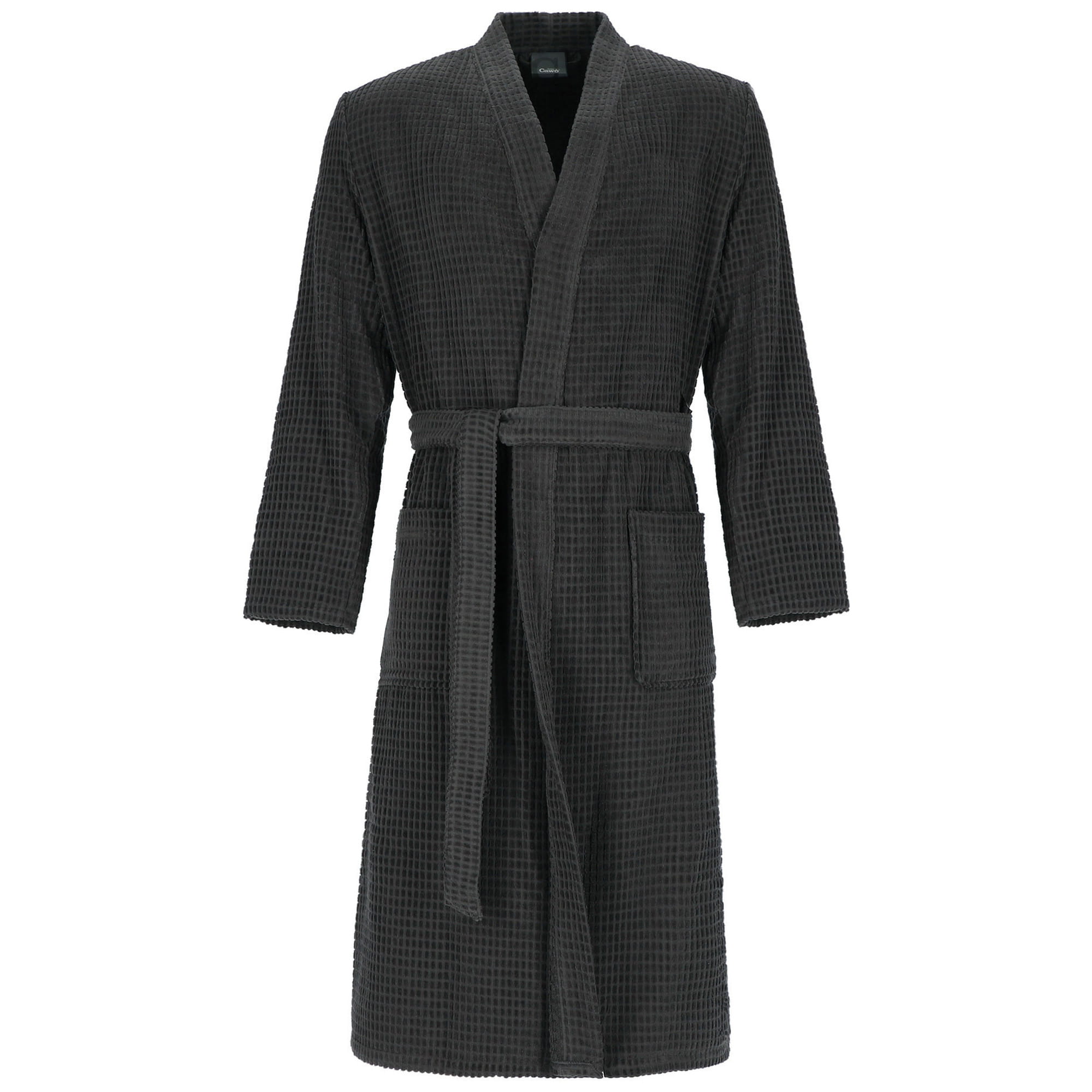 Cawö Bademäntel Herren Kimono Kimono 6845 basalt - 740