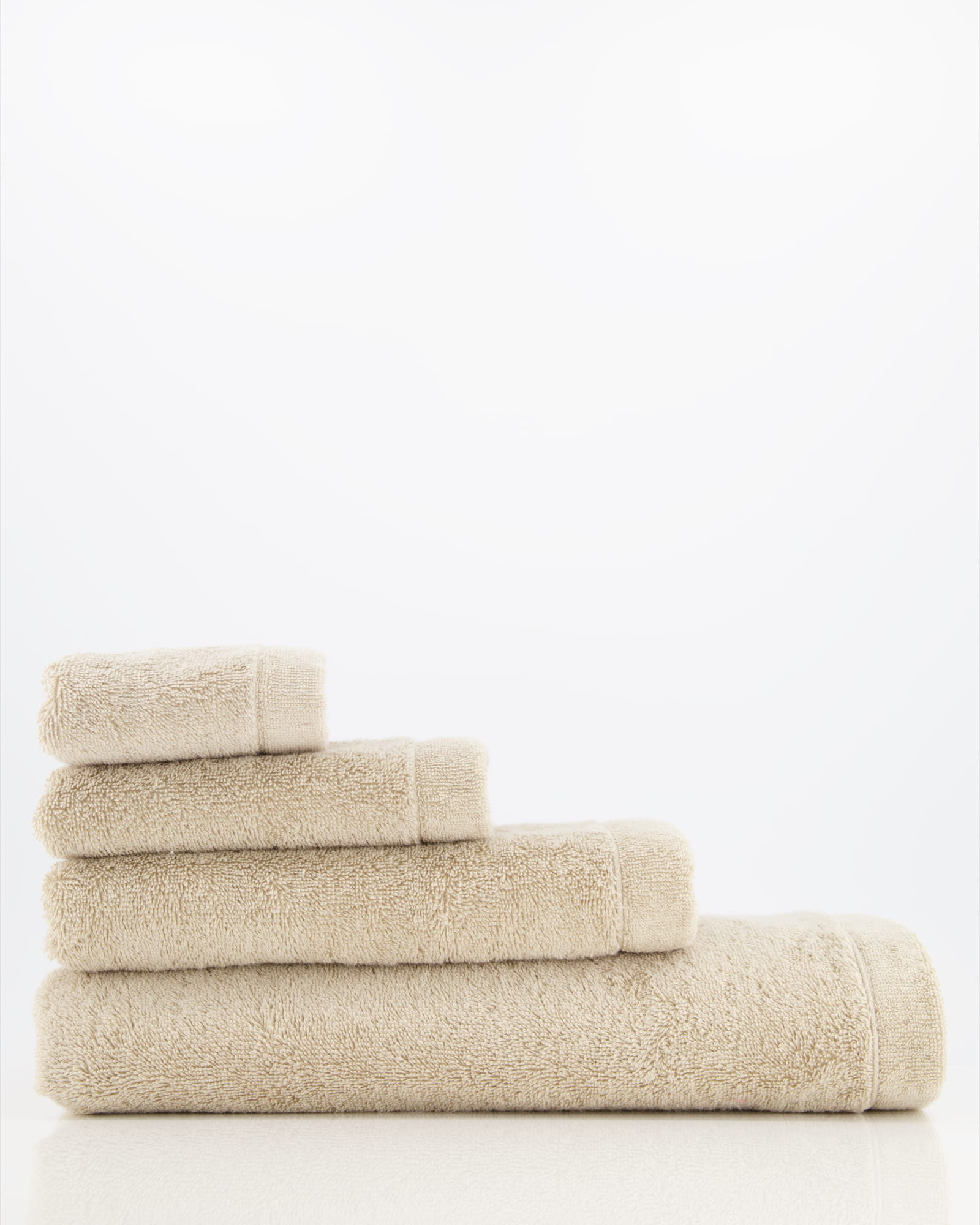 Cawö Handtücher Lifestyle Uni 7007 leinen - 340 - Seiflappen 30x30 cm