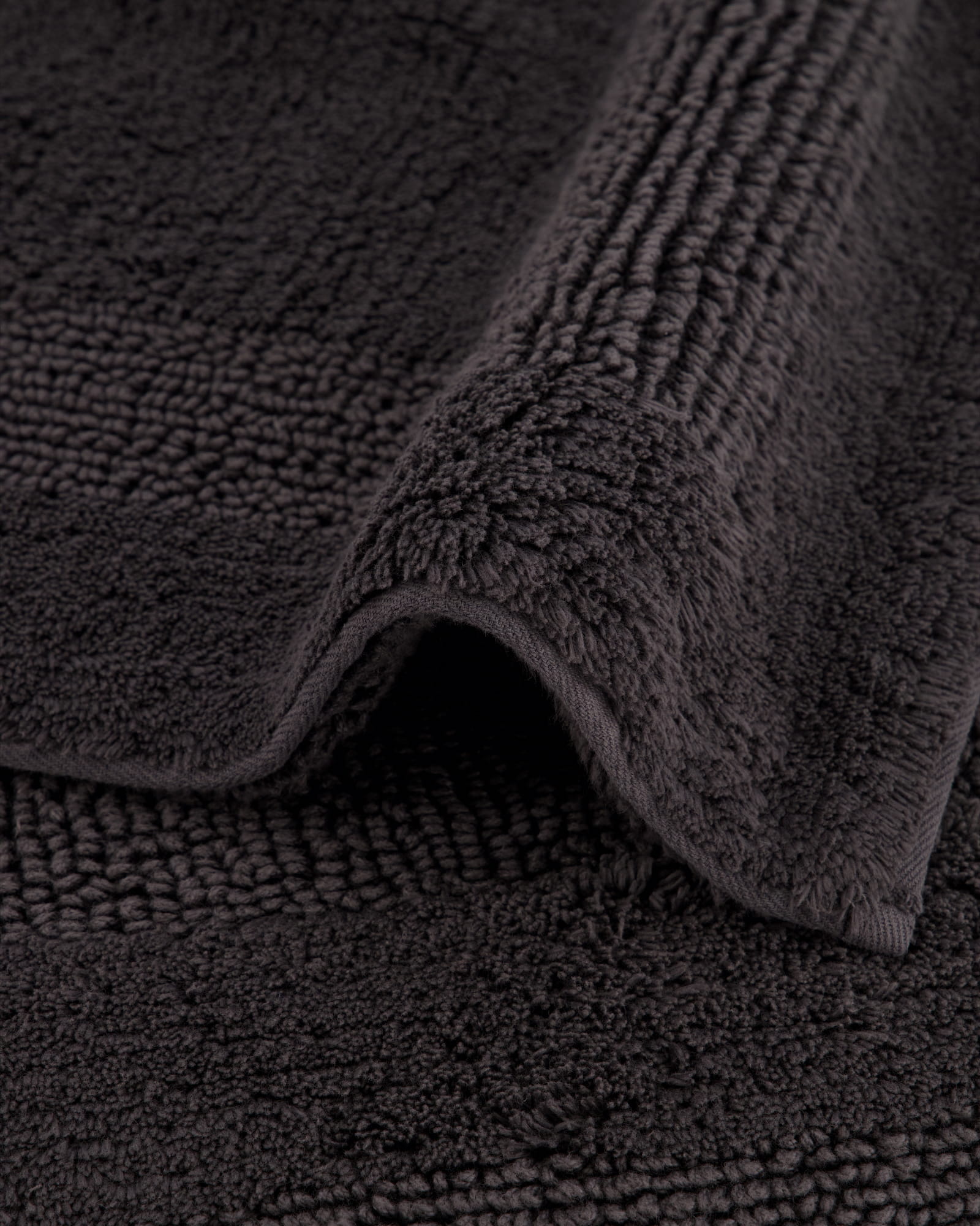 Cawö Home Badteppiche Luxus Badteppich 1000 basalt - 740 - 60x100 cm