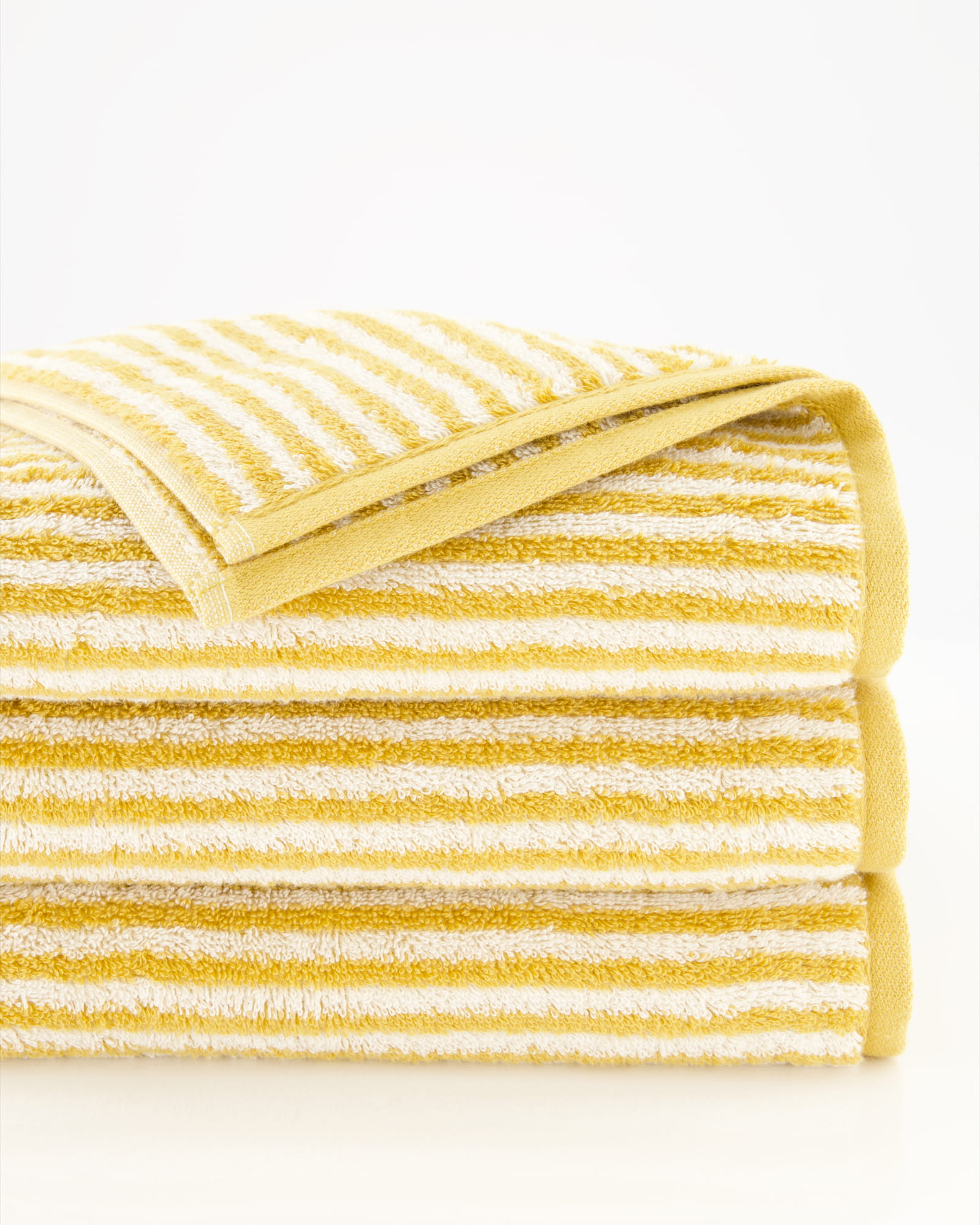 Cawö Handtücher Two-Tone Stripes 480 gold
