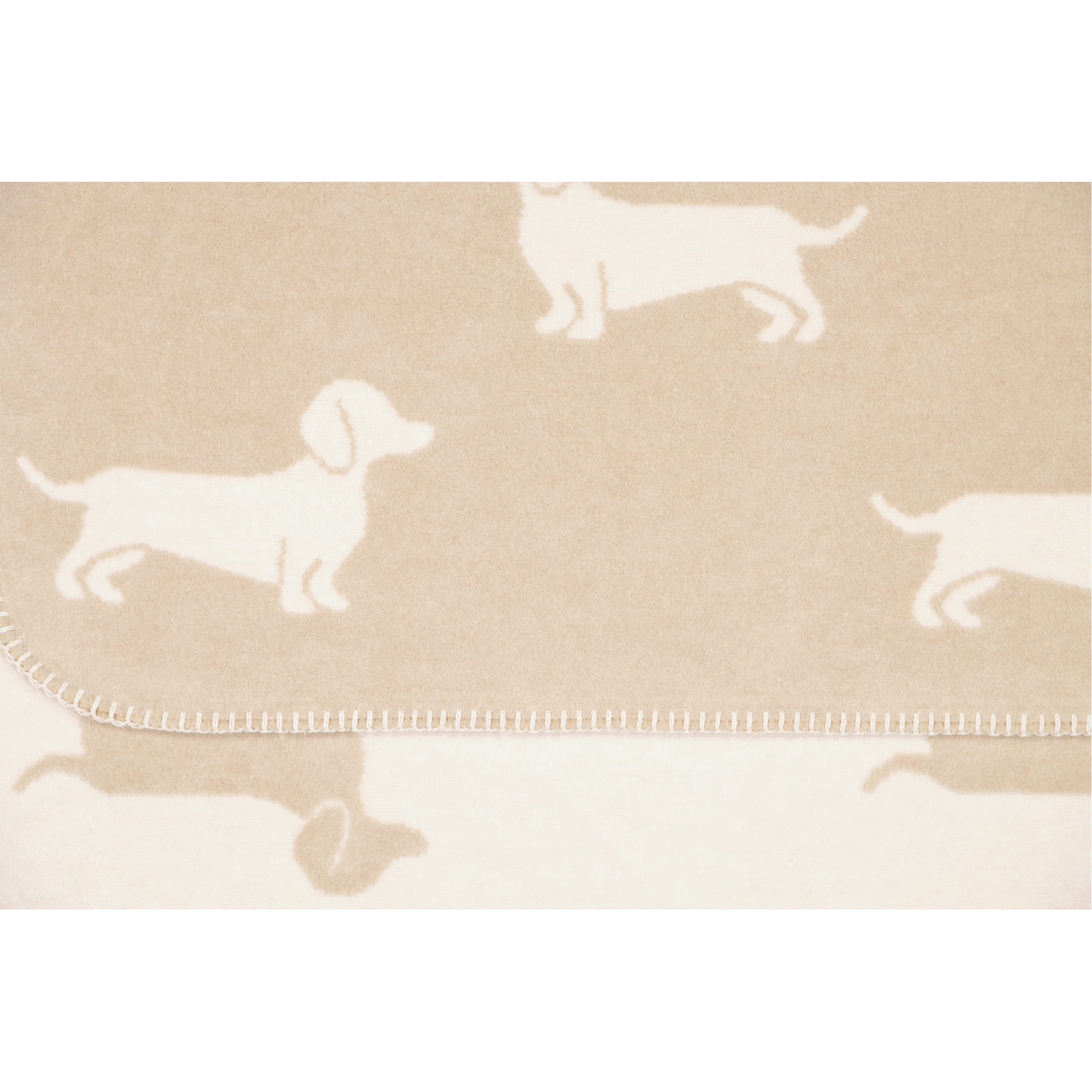 Cawö Wohndecken WE LOVE DOGS 62460 natur/beige - 33 - 150x200 cm