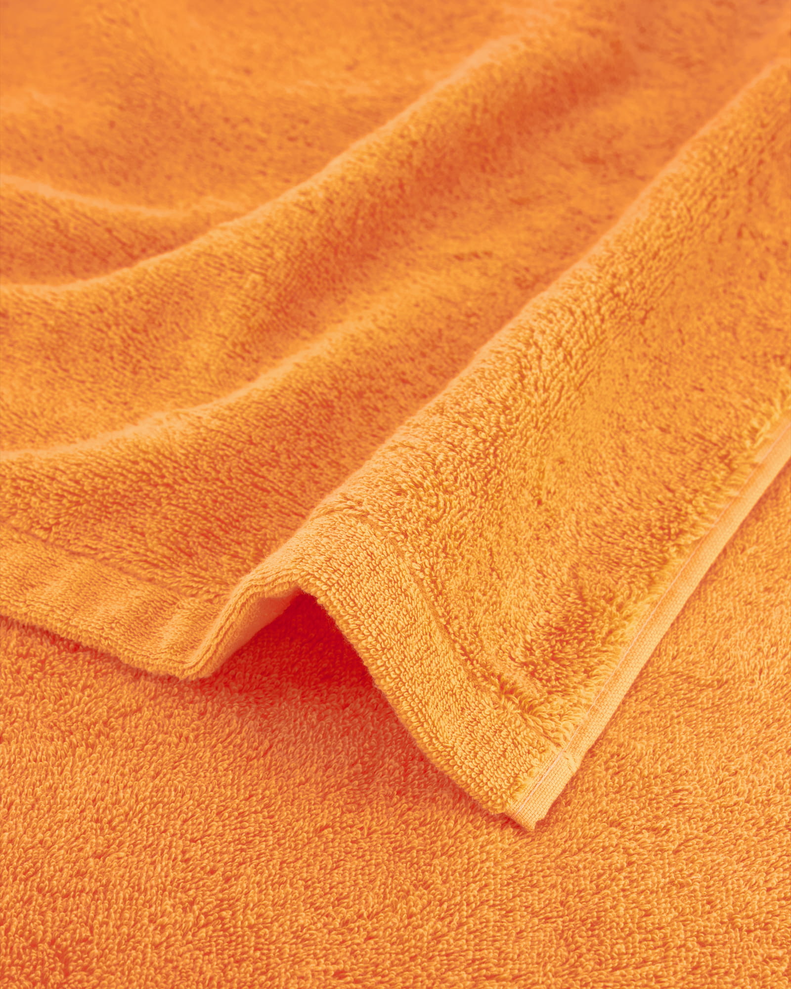 Cawö Handtücher Lifestyle Uni 7007 mandarine - 316 - Seiflappen 30x30 cm