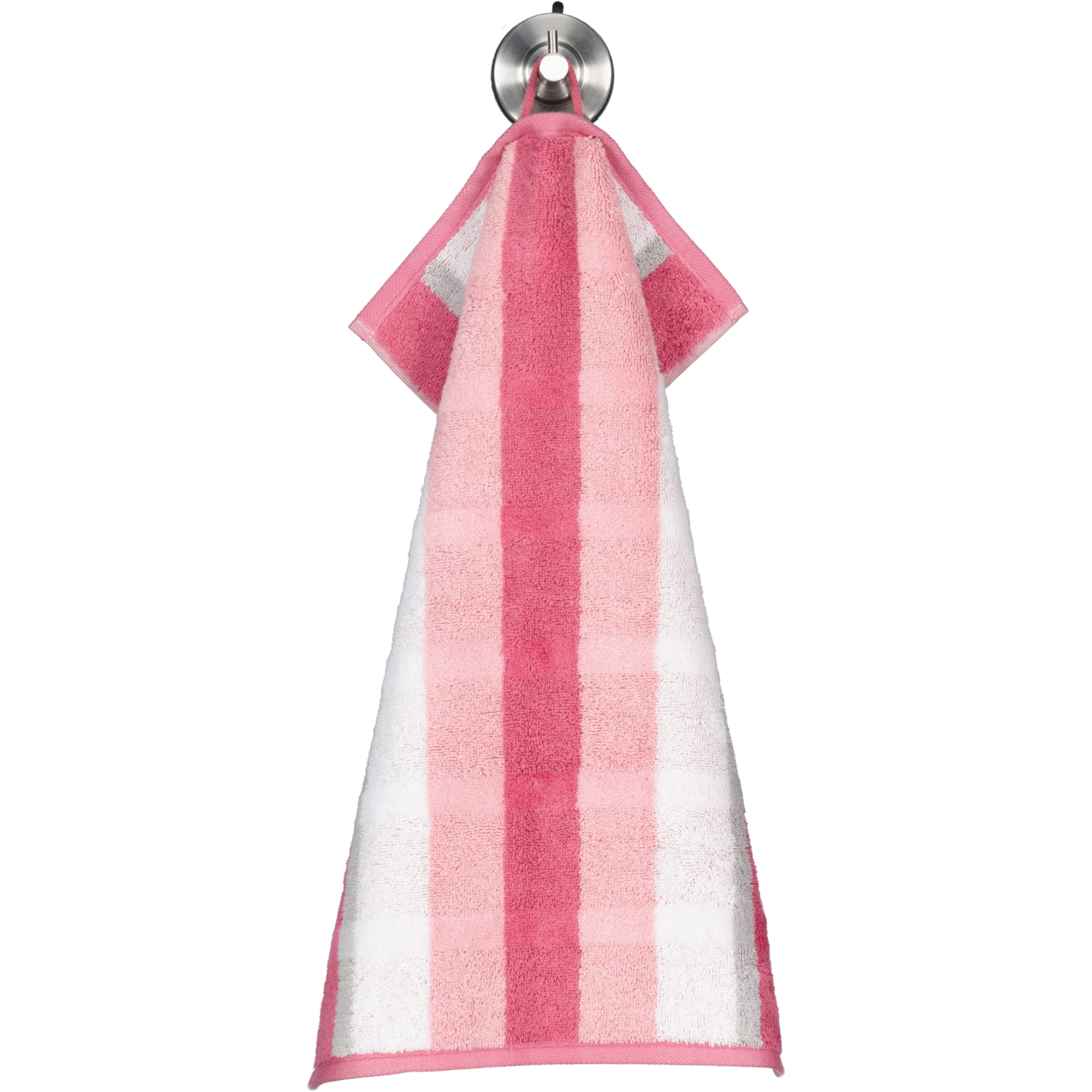 Cawö Handtücher Noblesse Stripe 1087 altrosa - 22 - Gästetuch 30x50 cm