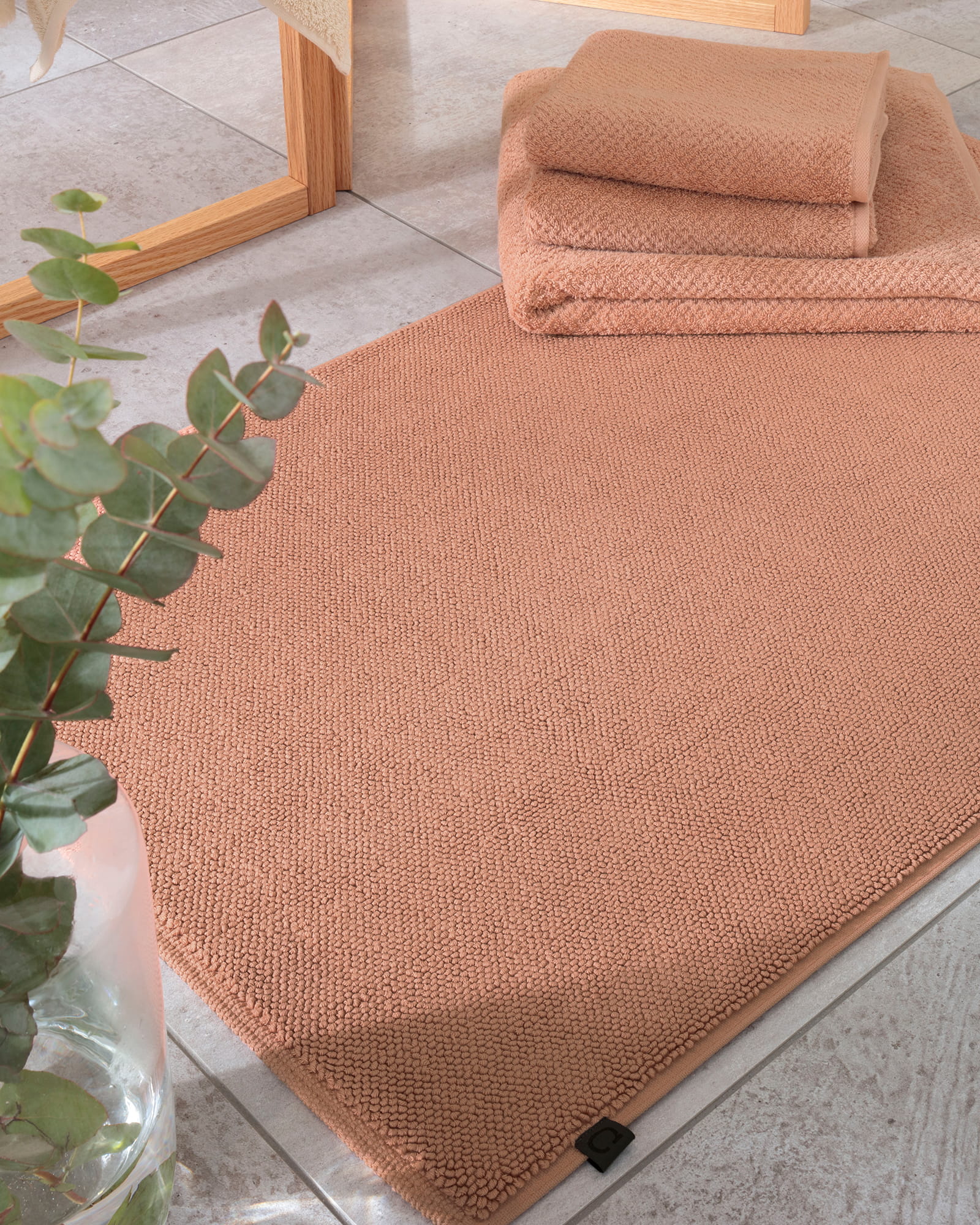 Cawö Home Badteppiche Loop 1007 zimt - 369 - 60x100 cm