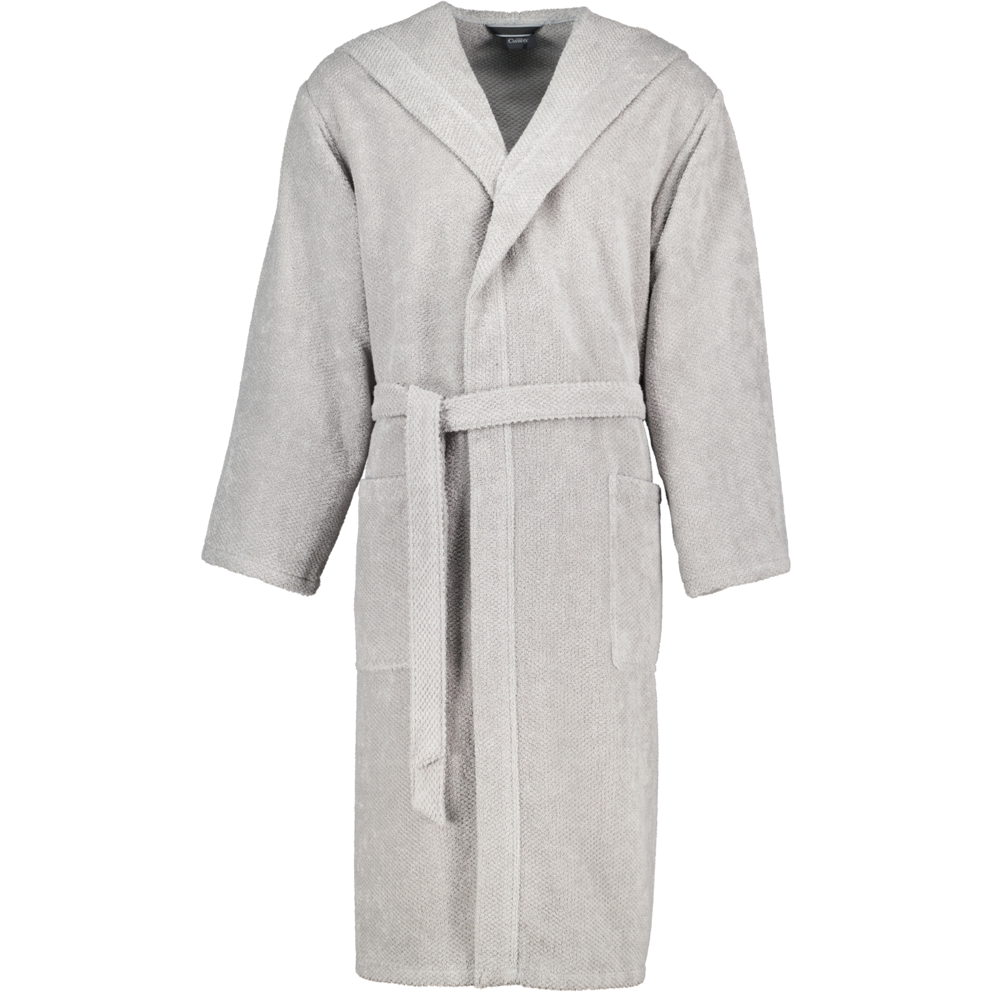 Cawö Herren Bademantel Kapuze Pure 5623 - Farbe: stein - 727