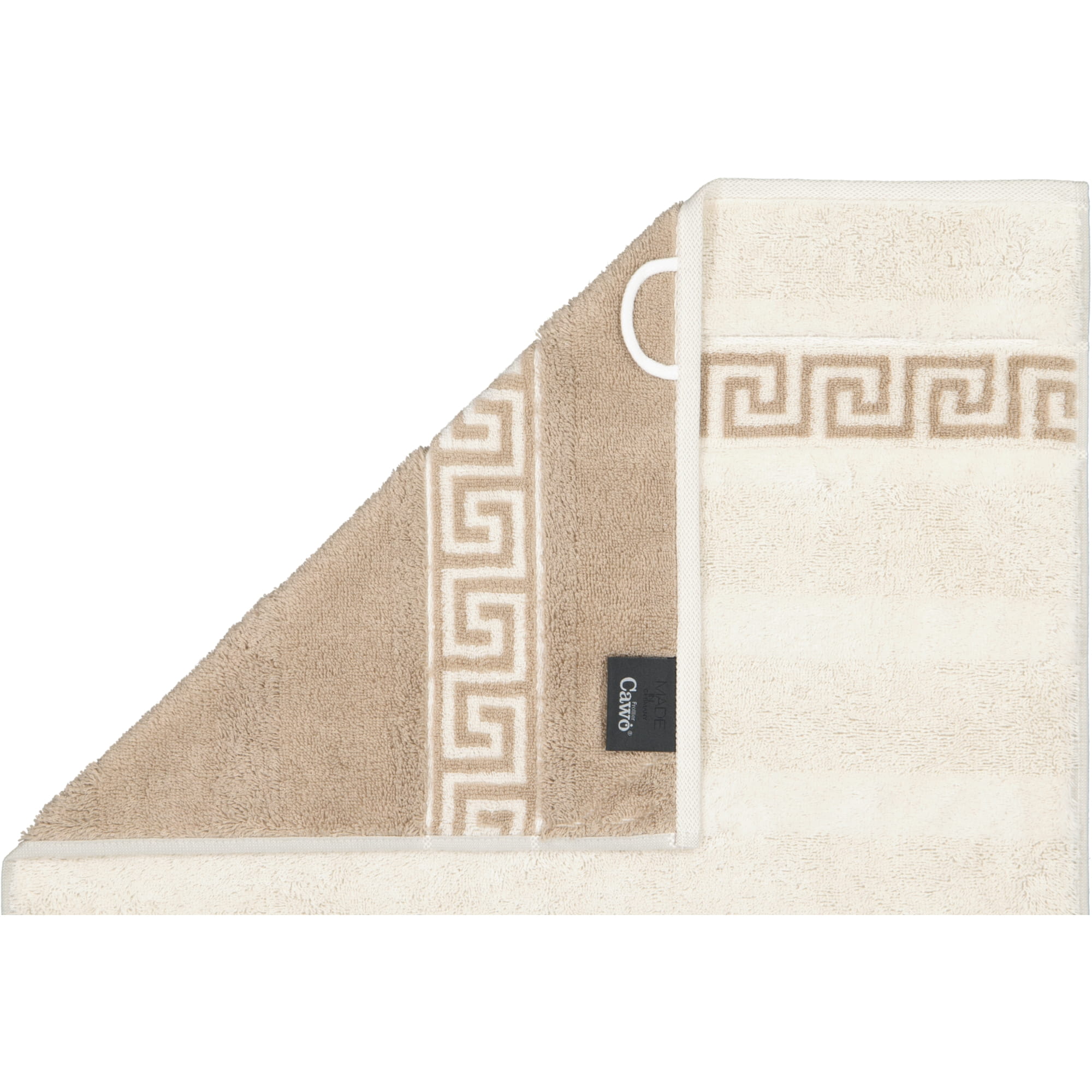 Cawö Handtücher Noblesse Duo 1003 - Farbe: natur - 33 - Waschhandschuh 16x22 cm