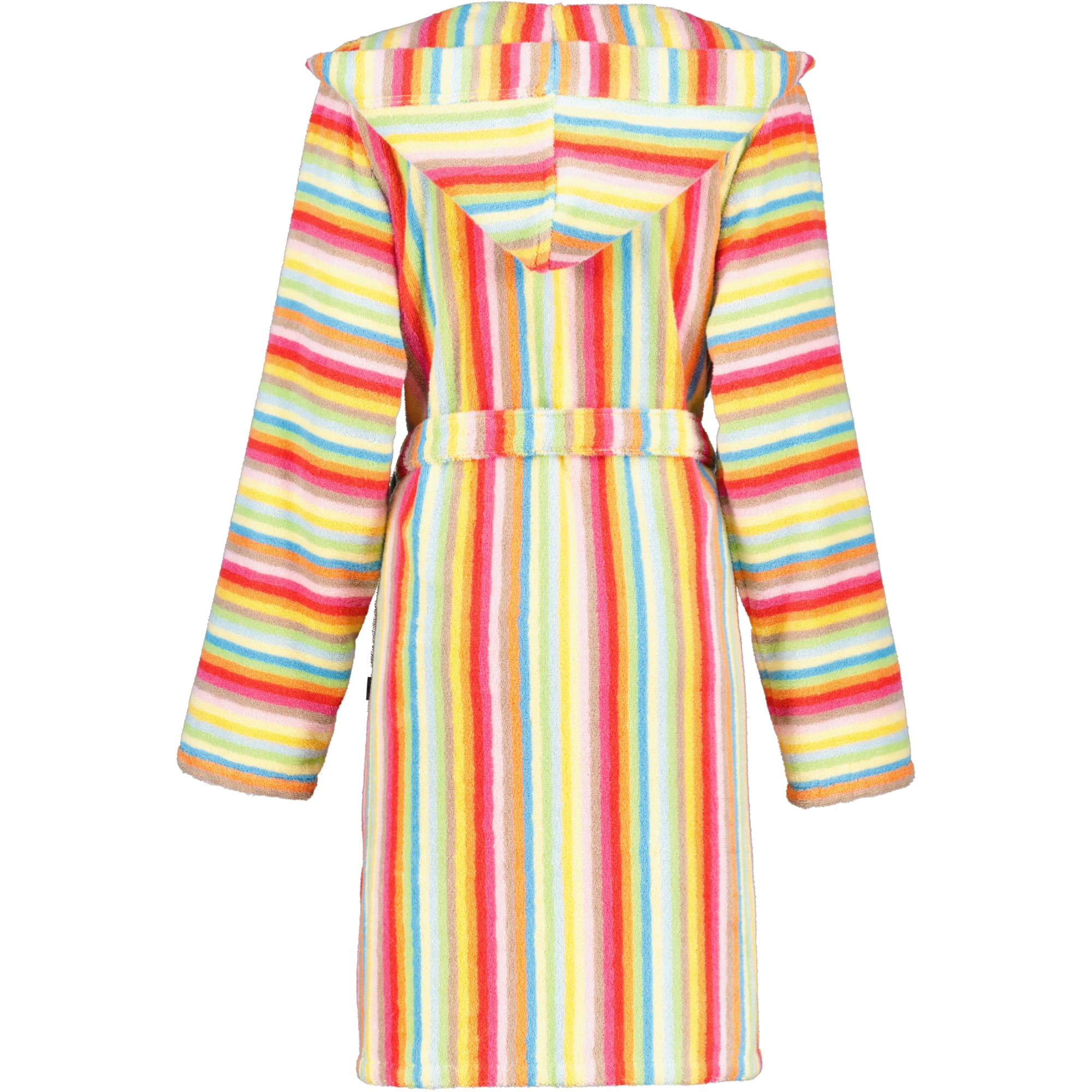 Cawö - Damen Bademantel Life Style - Kurzmantel mit Kapuze 7082 - Farbe: multicolor - 25