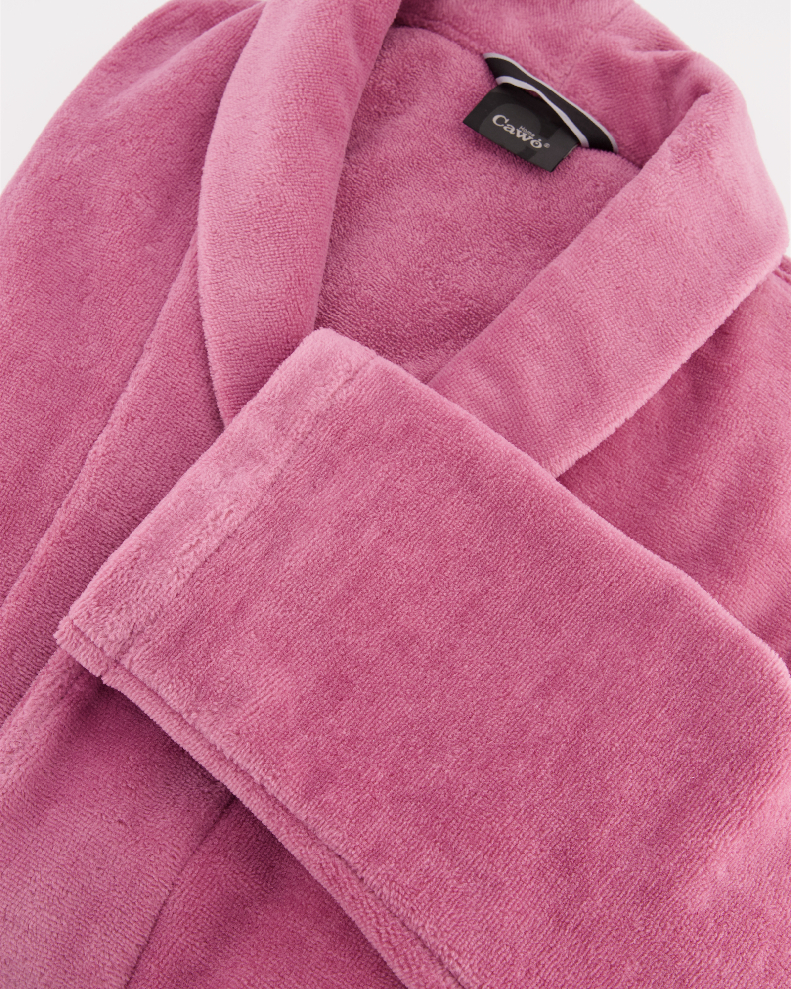 Cawö Home Damen Bademantel Schalkragen 836 - Farbe: blush - 22 - L