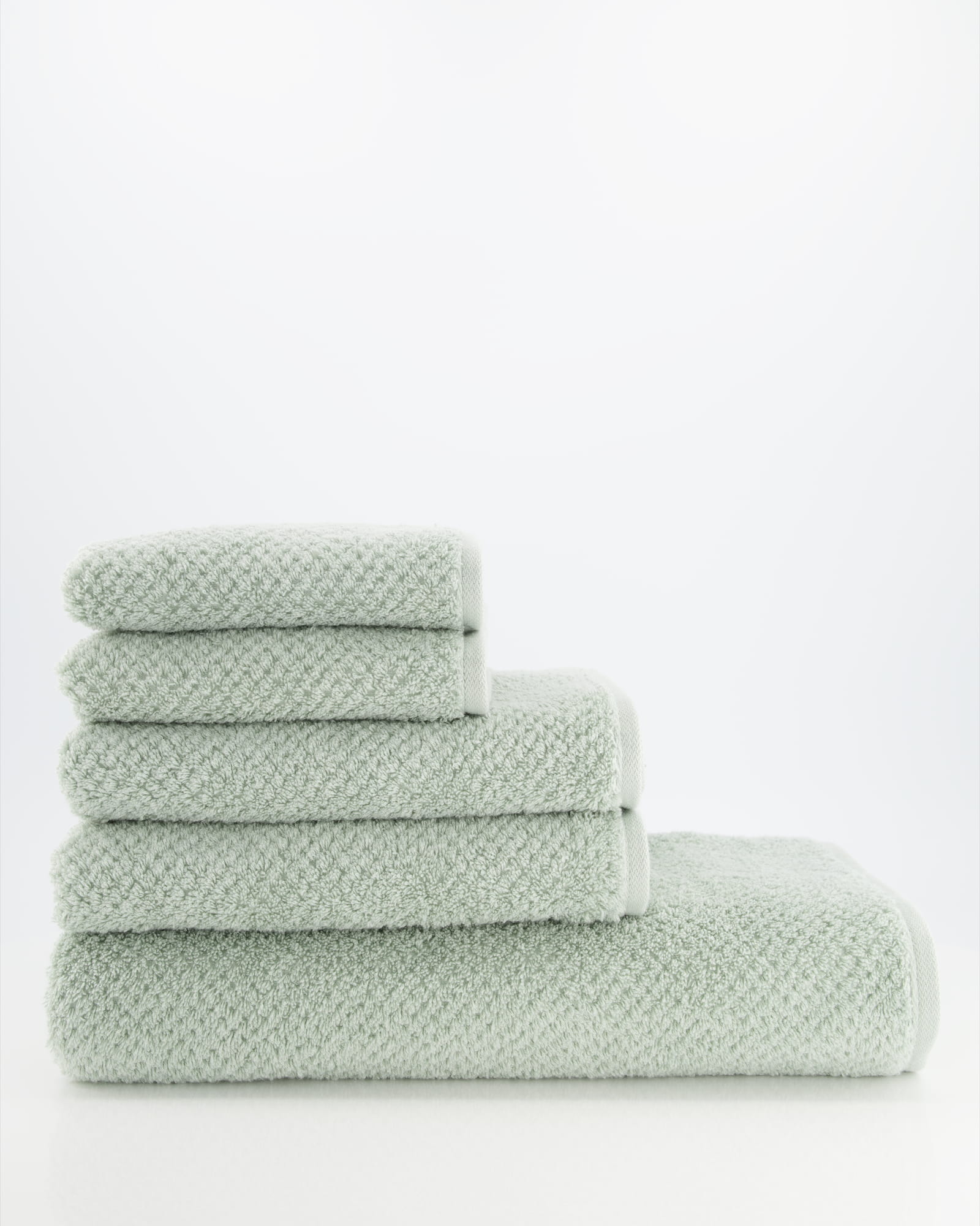 Cawö Handtücher Pure 6500 - Farbe: eukalyptus - 450 - Duschtuch 80x150 cm