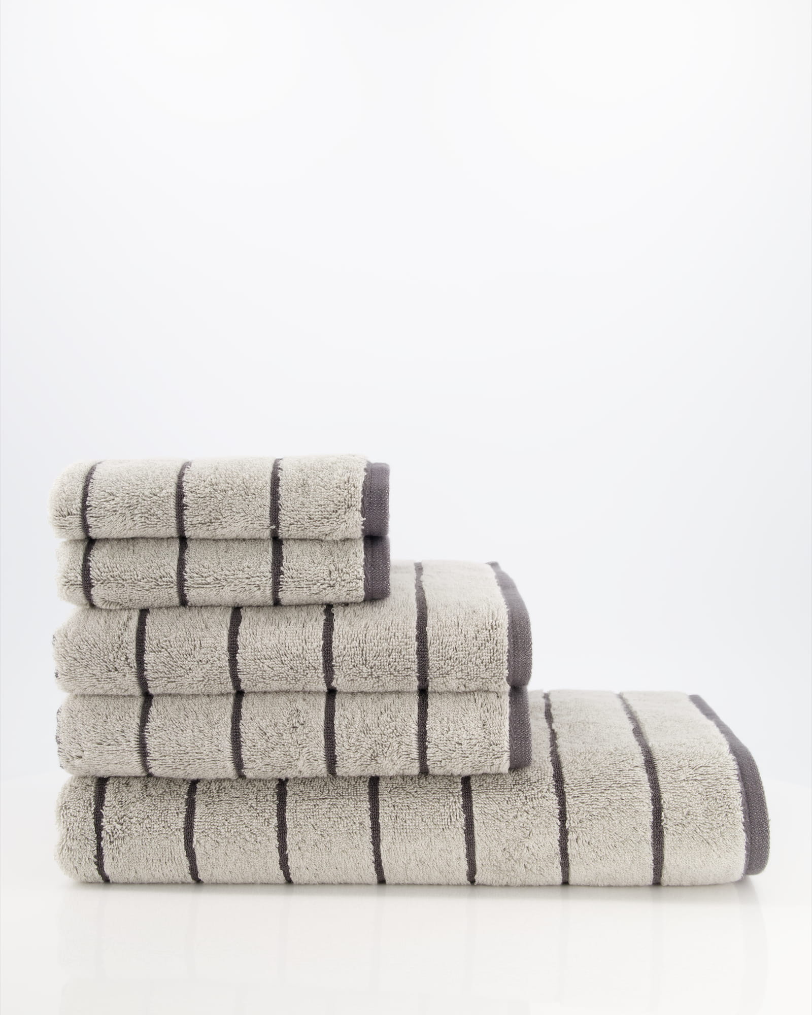 Cawö Handtücher Balance Doubleface 6232 platin - 77 - Duschtuch 80x150 cm