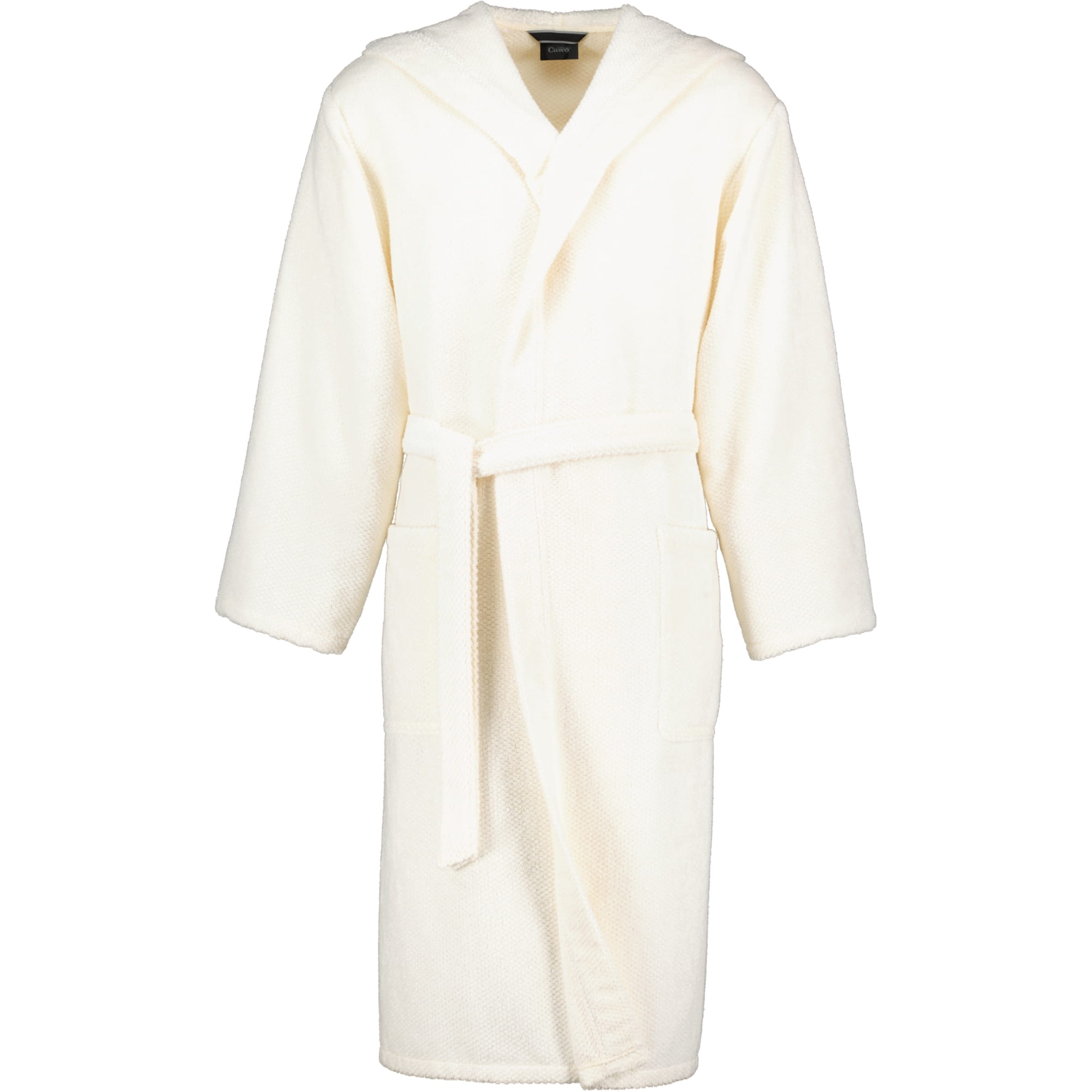 Cawö Herren Bademantel Kapuze Pure 5623 - Farbe: natur - 356