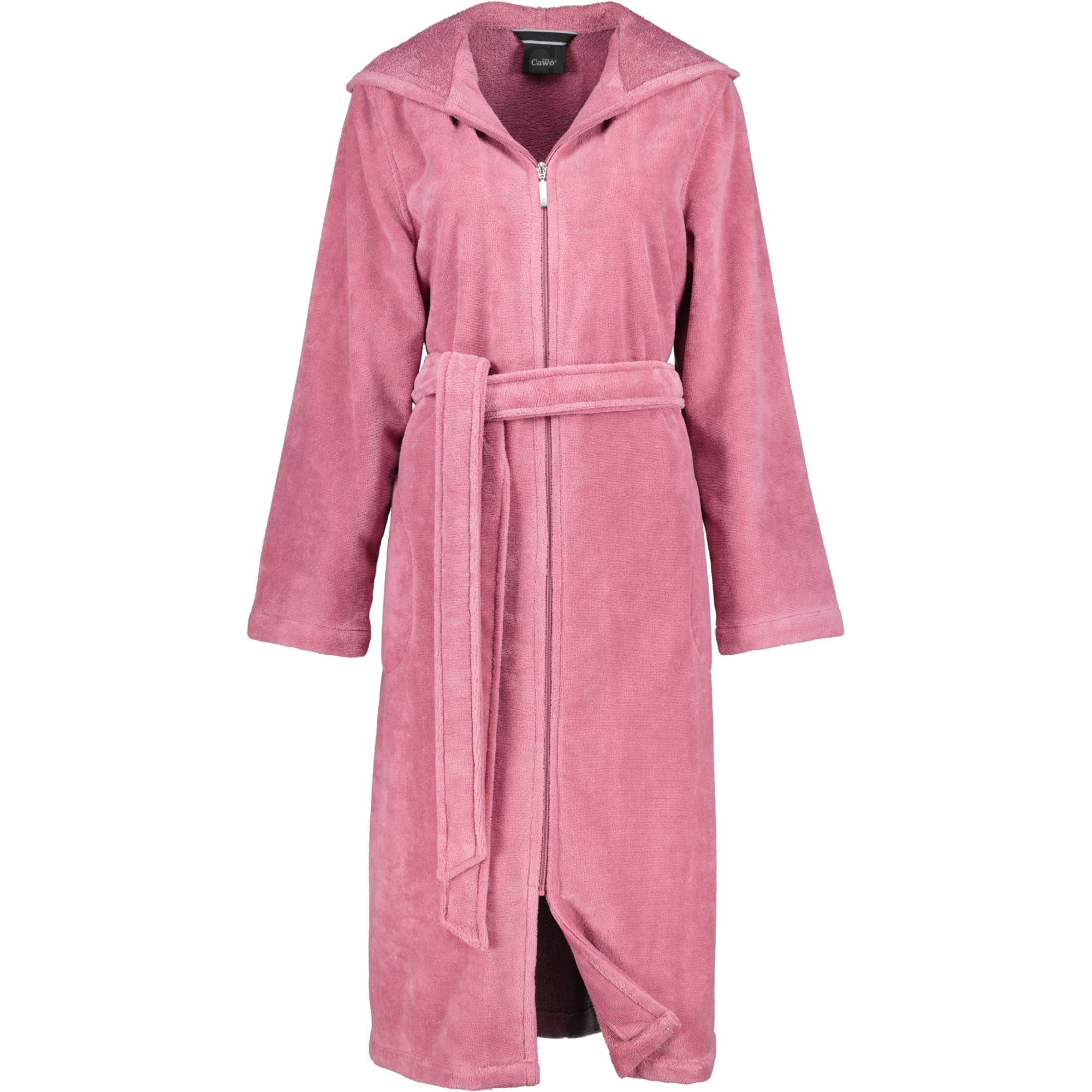 Cawö Home Damen Bademantel Kapuze RV 837 - Farbe: blush - 22
