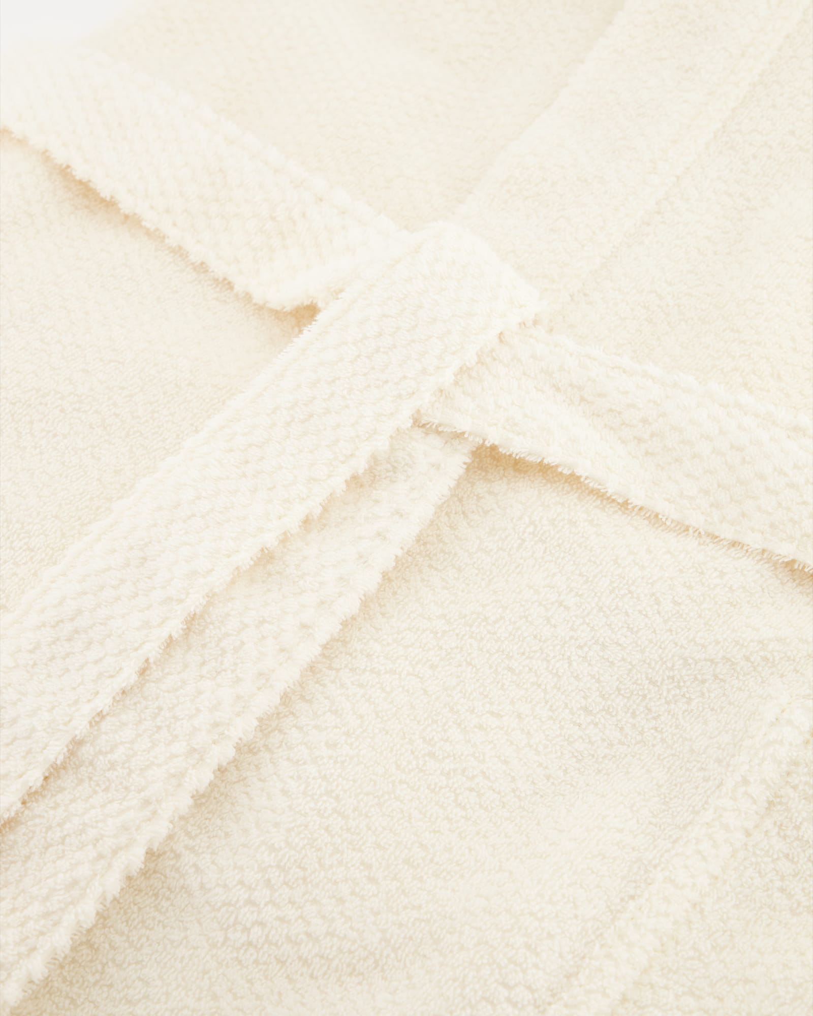 Cawö Herren Bademantel Kapuze Pure 5623 - Farbe: natur - 356