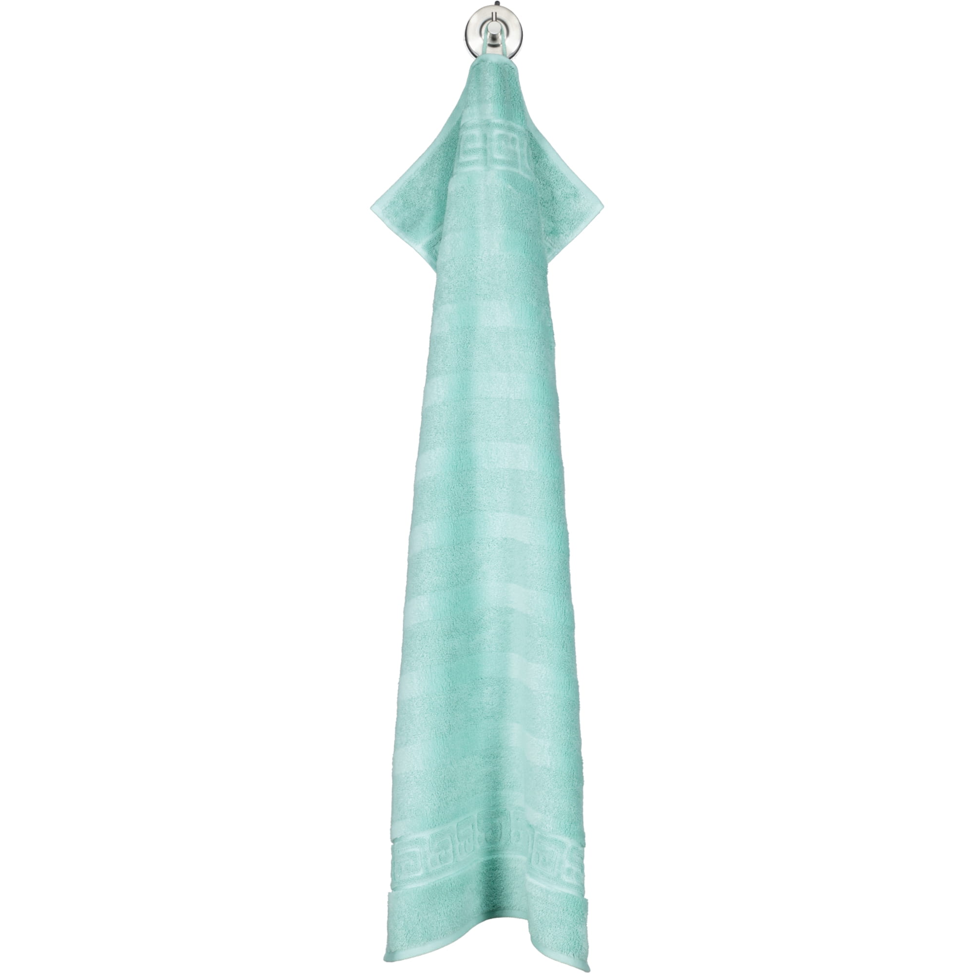 Cawö - Noblesse Uni 1001 - Farbe: 474 - agavegrün - Handtuch 50x100 cm