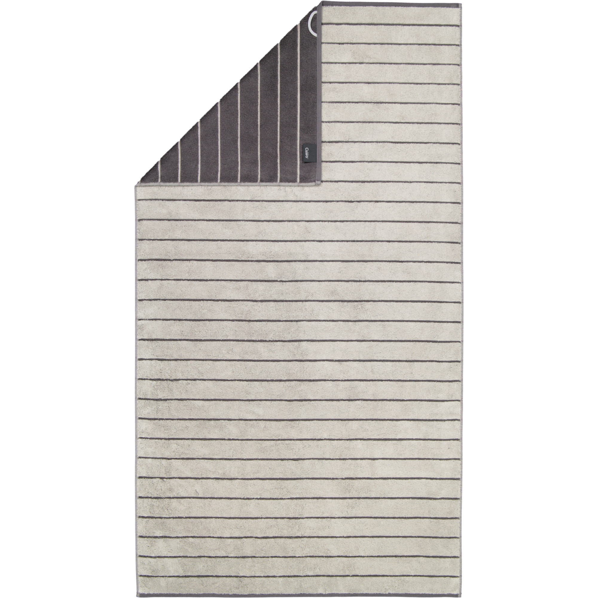 Cawö Handtücher Balance Doubleface 6232 platin - 77 - Duschtuch 80x150 cm